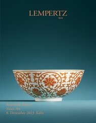 Auction - Asian Art - Online Catalogue - Auction 1235 – Purchase valuable works of art at the next Lempertz-Auction!