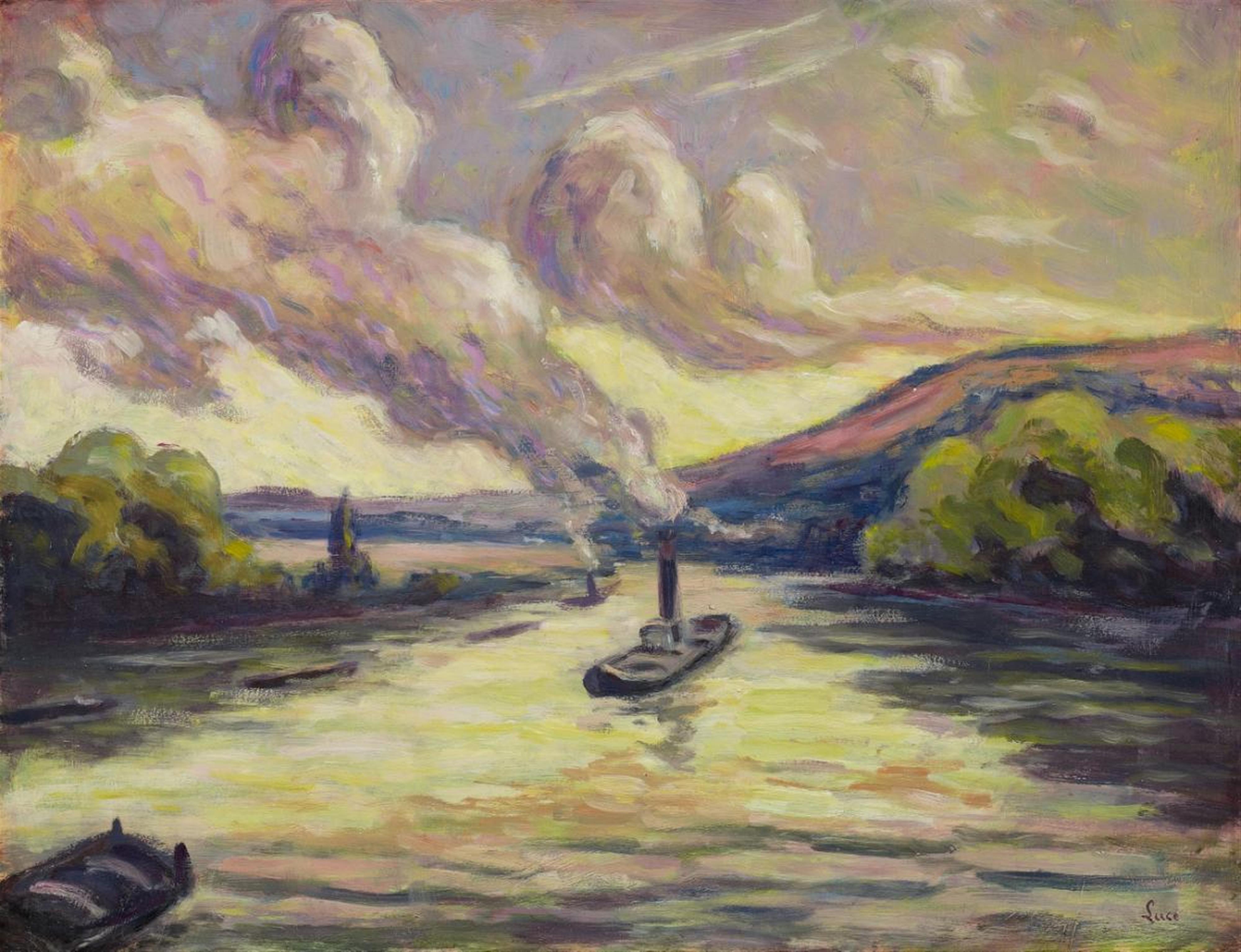 Maximilien Luce - Le tournant de la Seine à Rolleboise - image-1