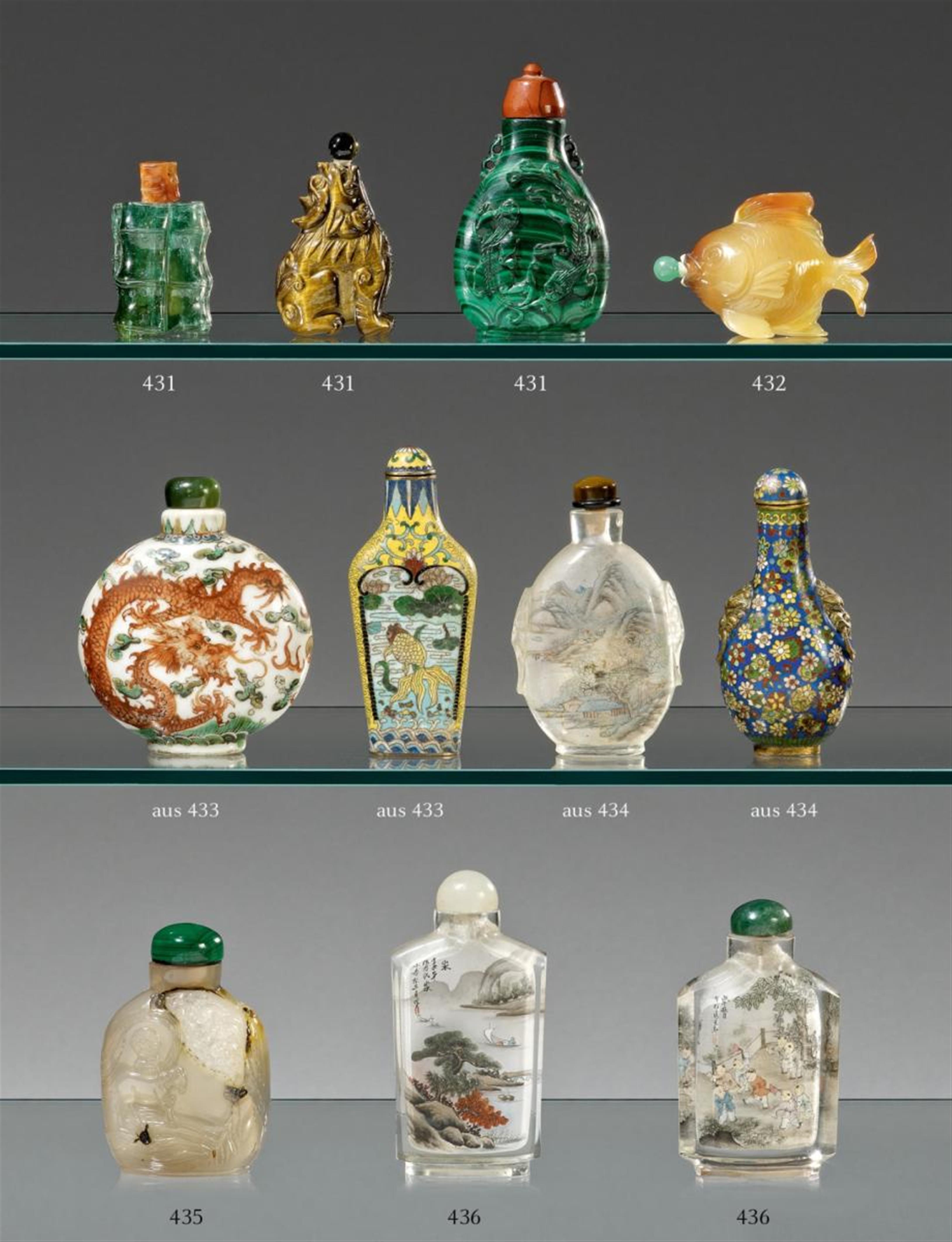 An agate snuff bottle. 20th century - image-1