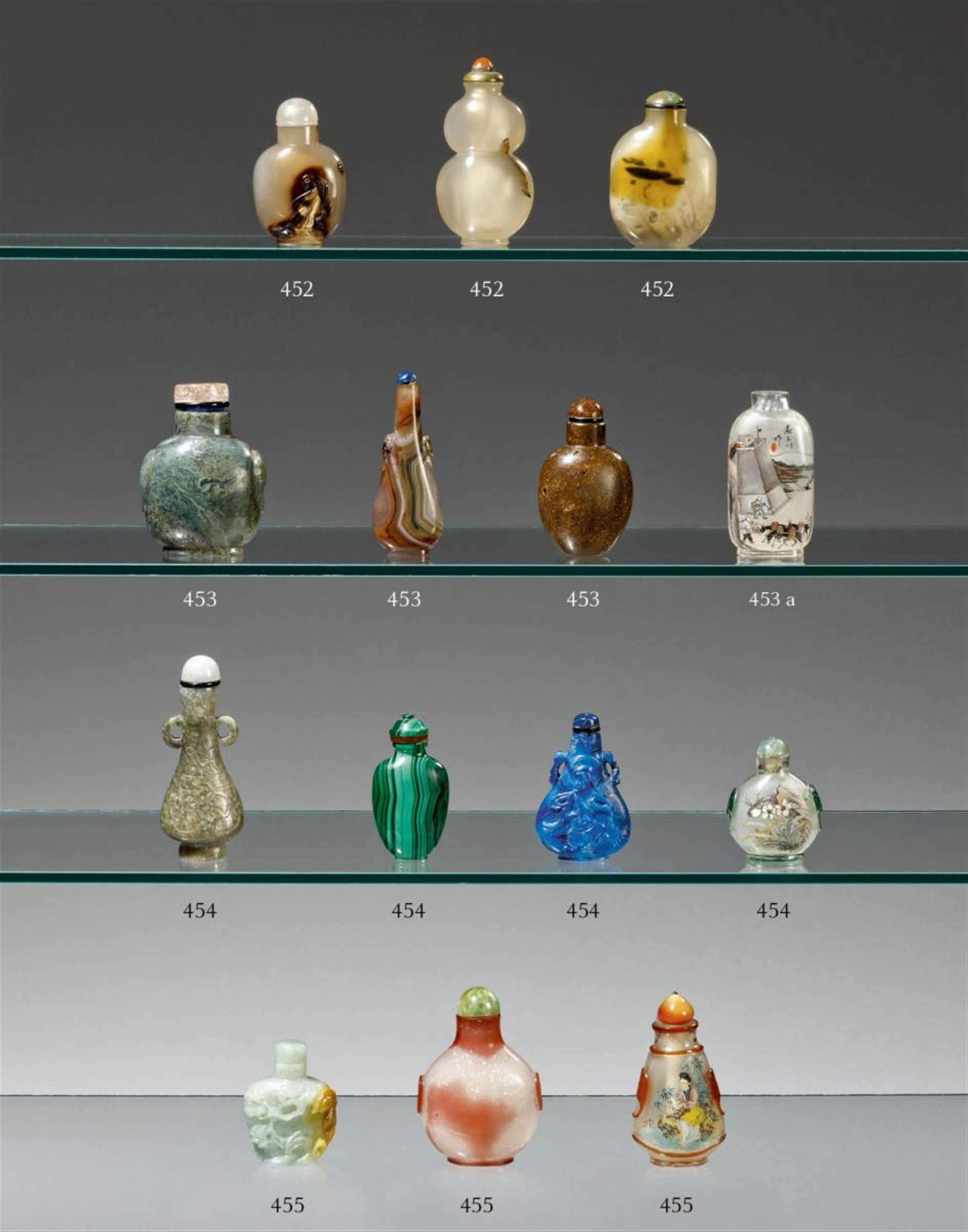 Three snuff bottles. 19th/20th century - image-1