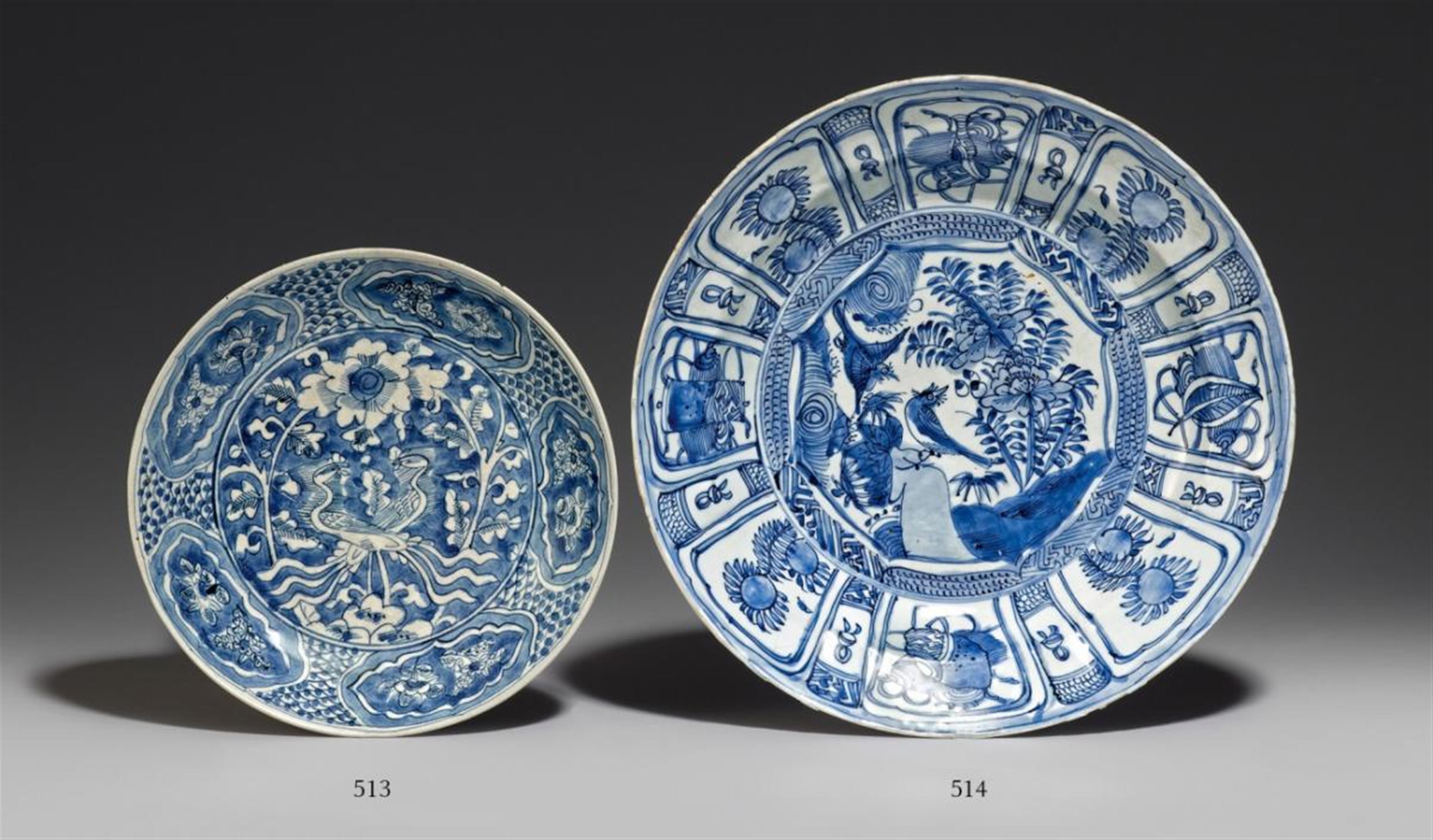 Blau-weiße Schale. Zhangzhou (Swatow). Ca. 1610 - image-1