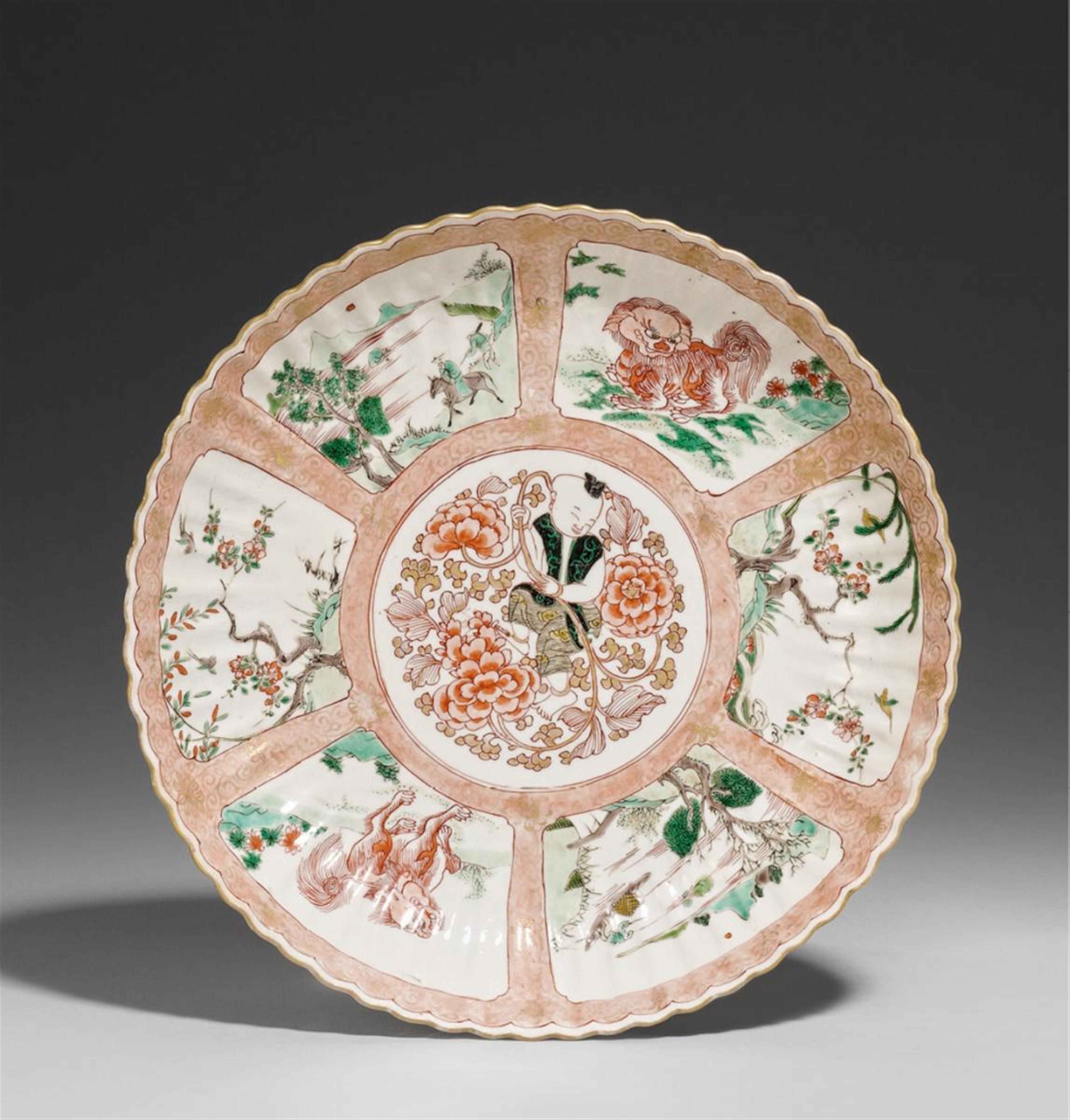 A famille verte dish. Kangxi period (1662-1722) - image-1