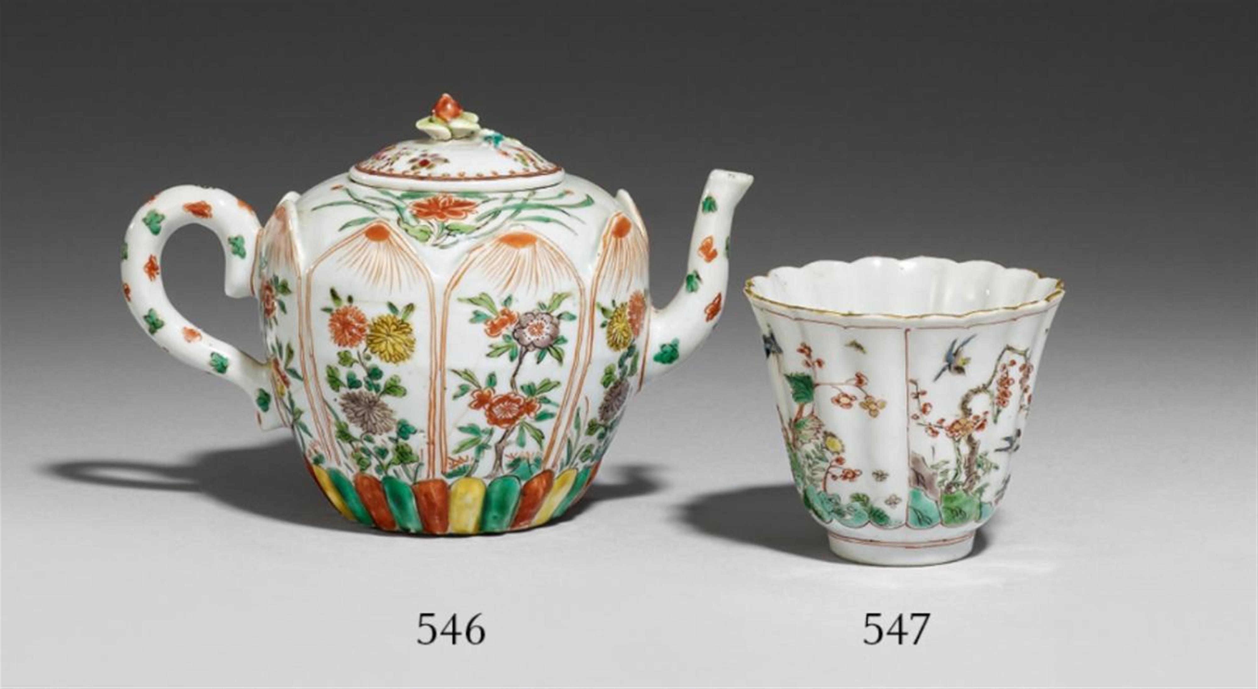 Famille verte-Kanne. Kangxi-Periode (1662-1722) - image-2