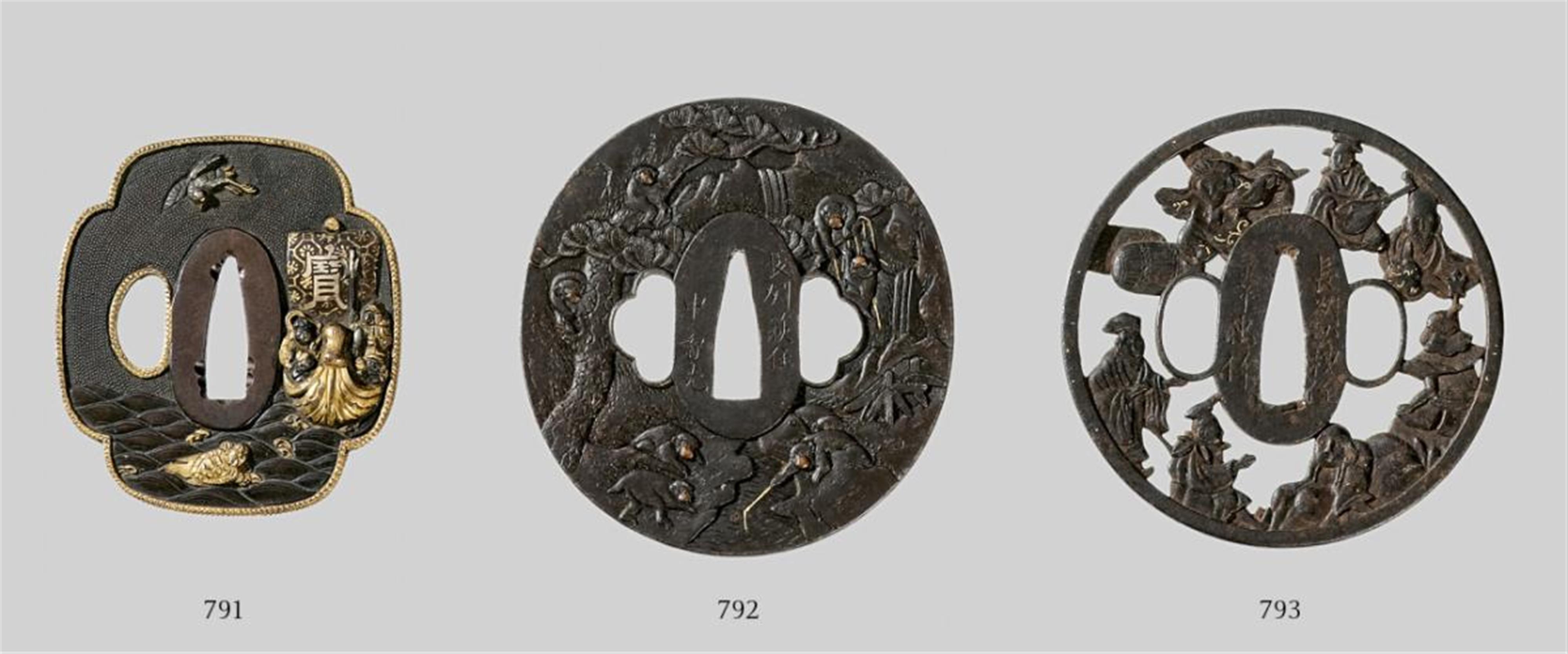 Tsuba. Eisen. 19. Jh. - image-1