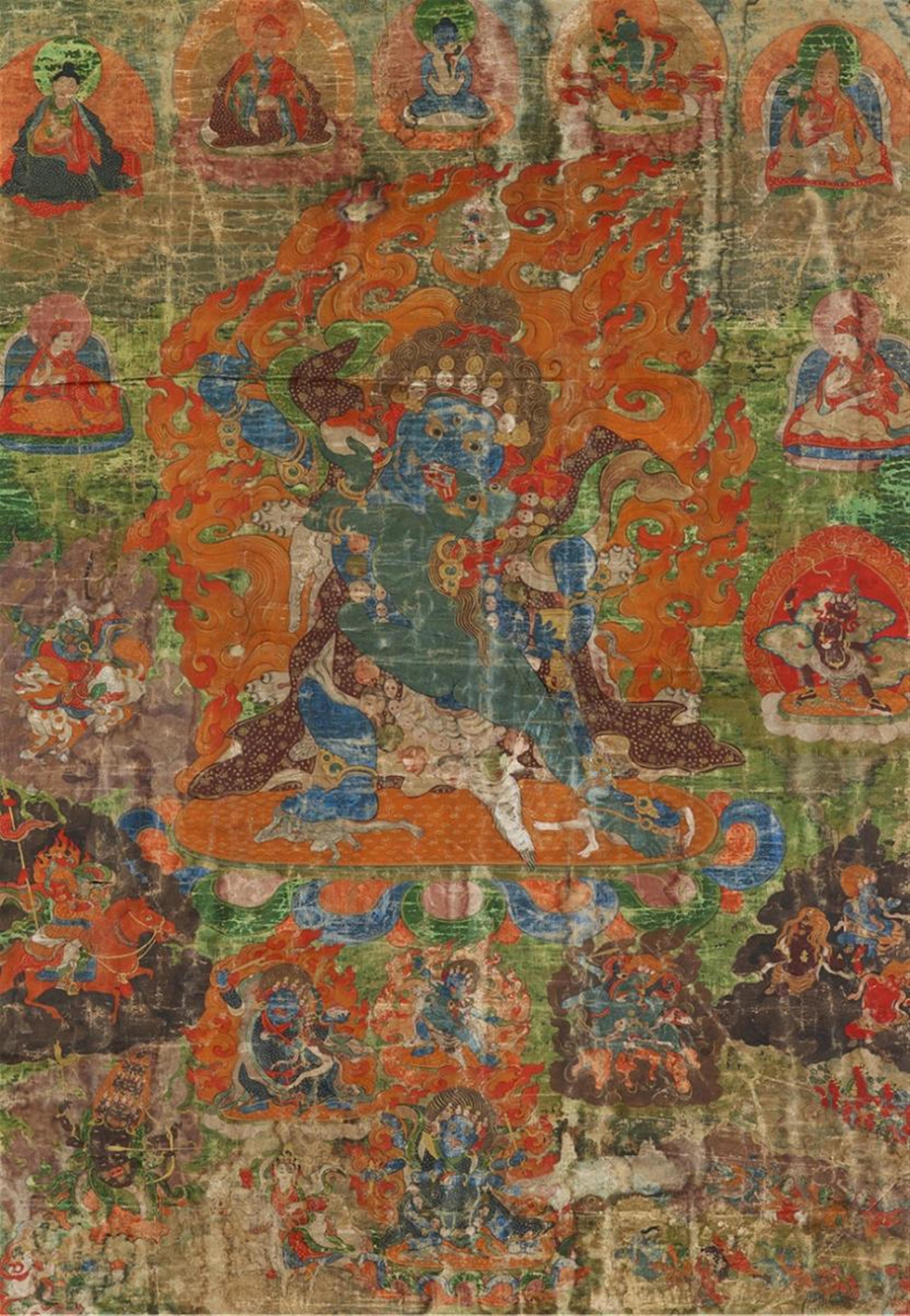 Zwei Thangkas. Tibet. 19. Jh. - image-2
