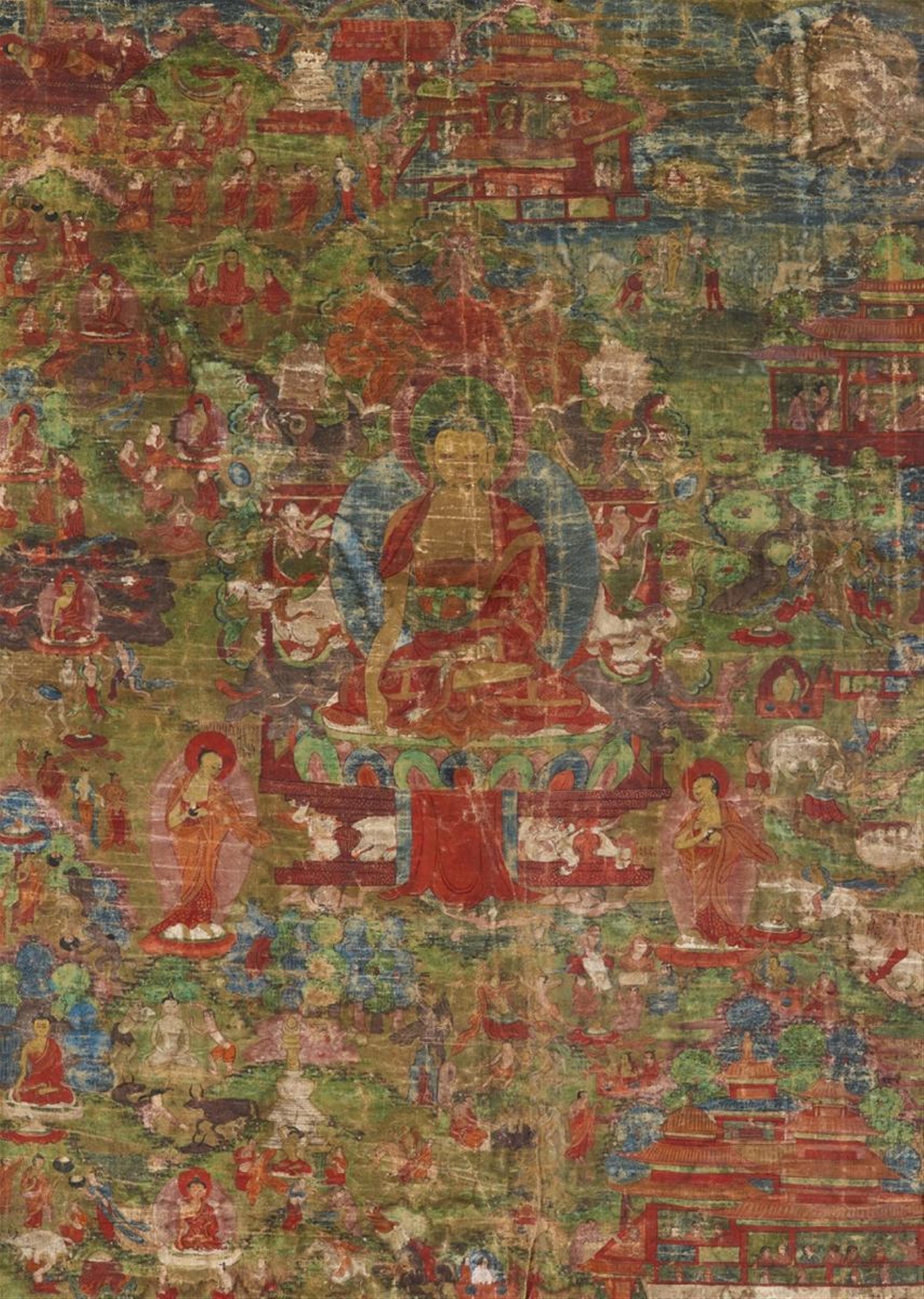 Zwei Thangkas. Tibet. 19. Jh. - image-1