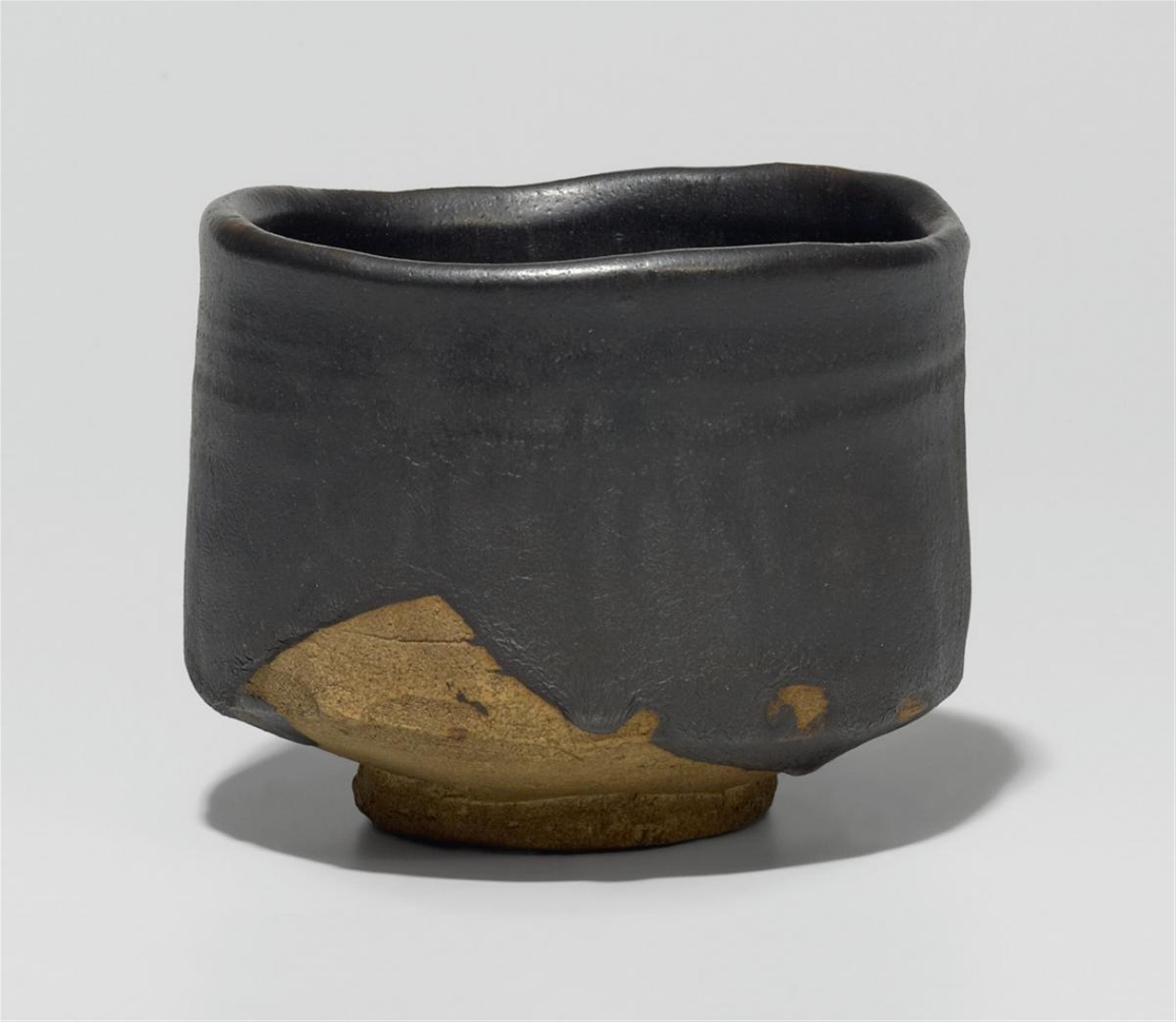 Chawan. Kuro Seto. 19./20. Jh. - image-1