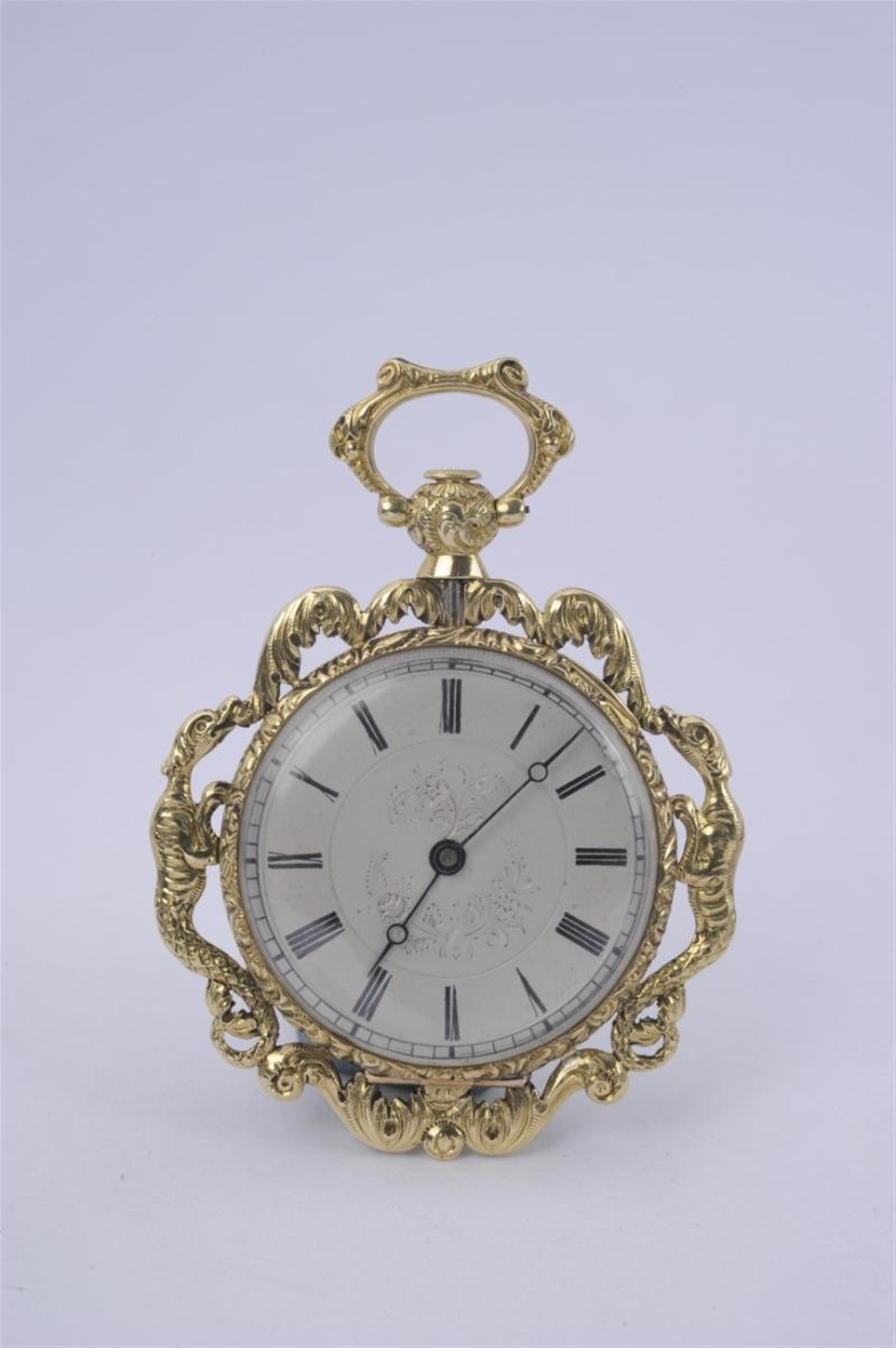 An 18k gold and enamel Vacheron & Constantin pendant watch - image-2