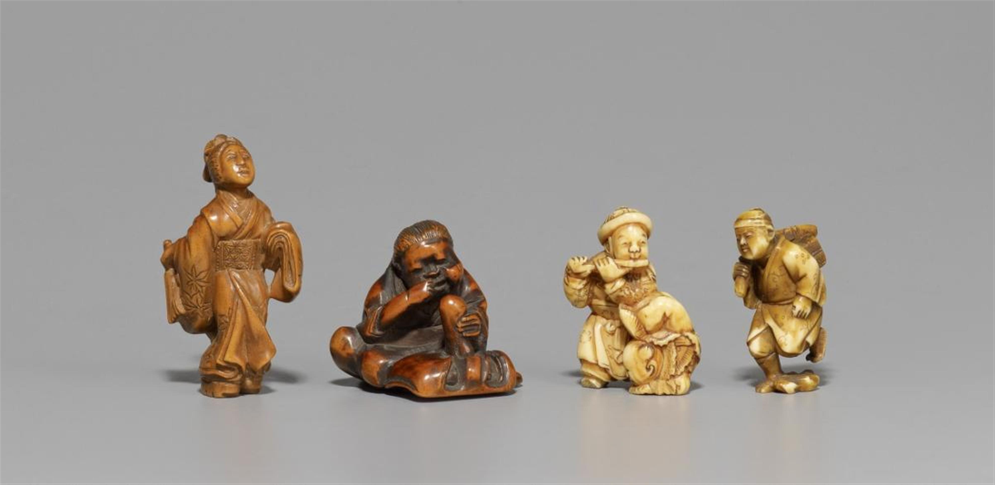 Vier Netsuke. 19. Jh. - image-1