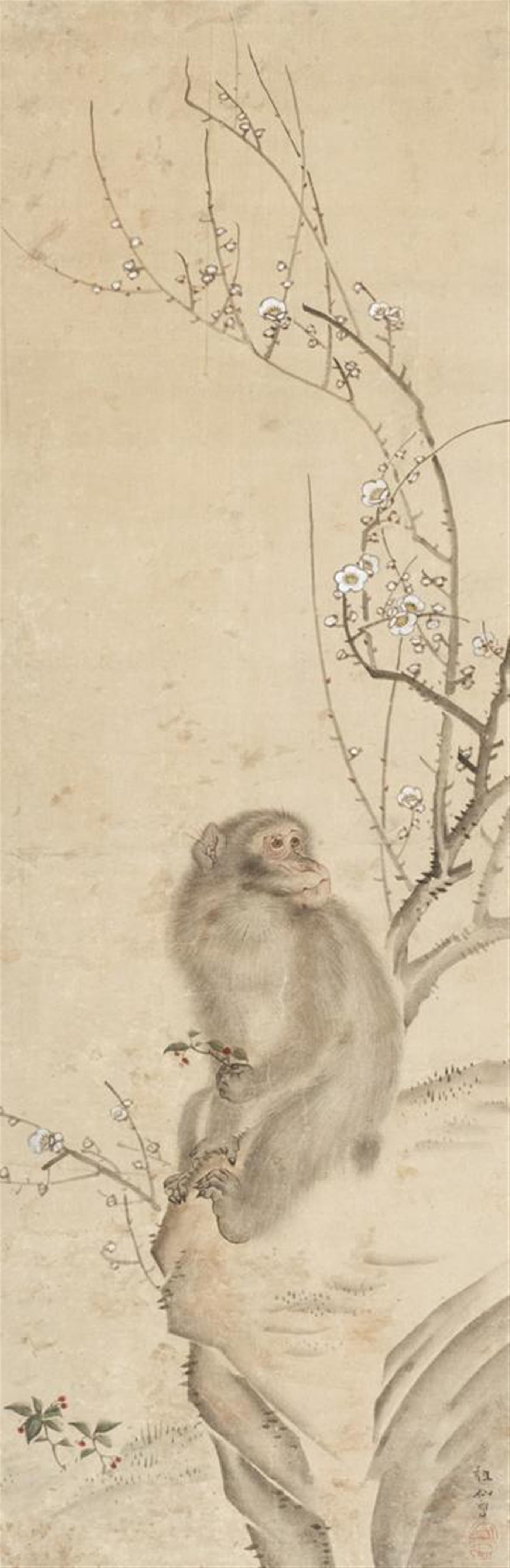 Mori Sôsen - A hanging scroll in the manner of Mori Sôsen (1747-1821) - image-1