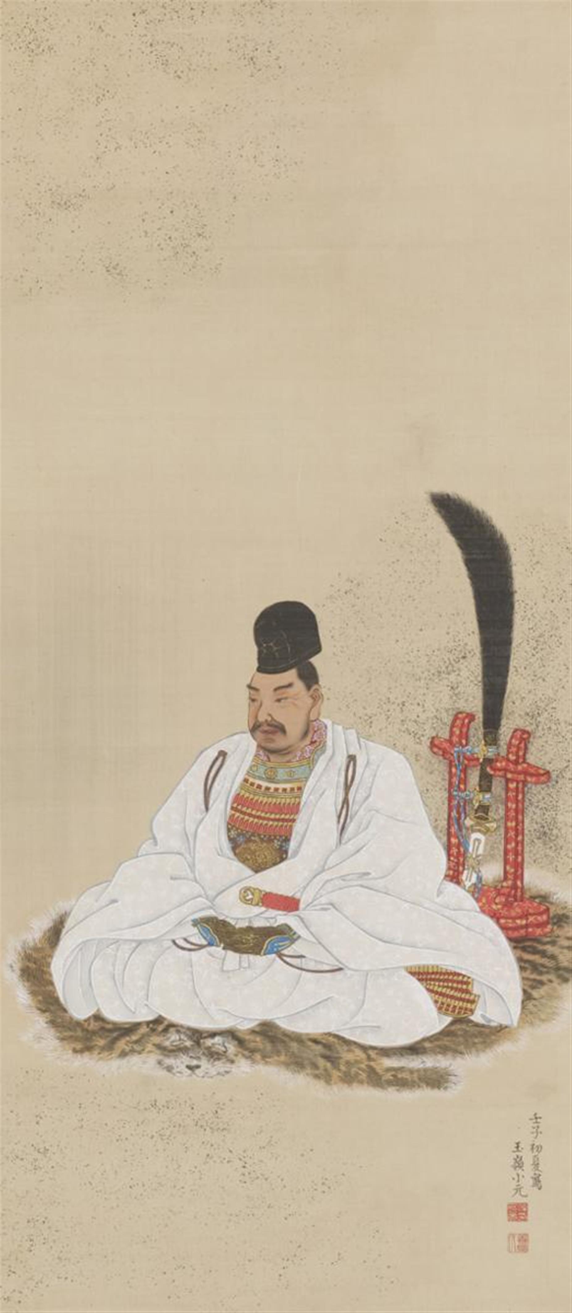 Ono Gyokurei - A hanging scroll by Ono Gyokurei. 19th century - image-1