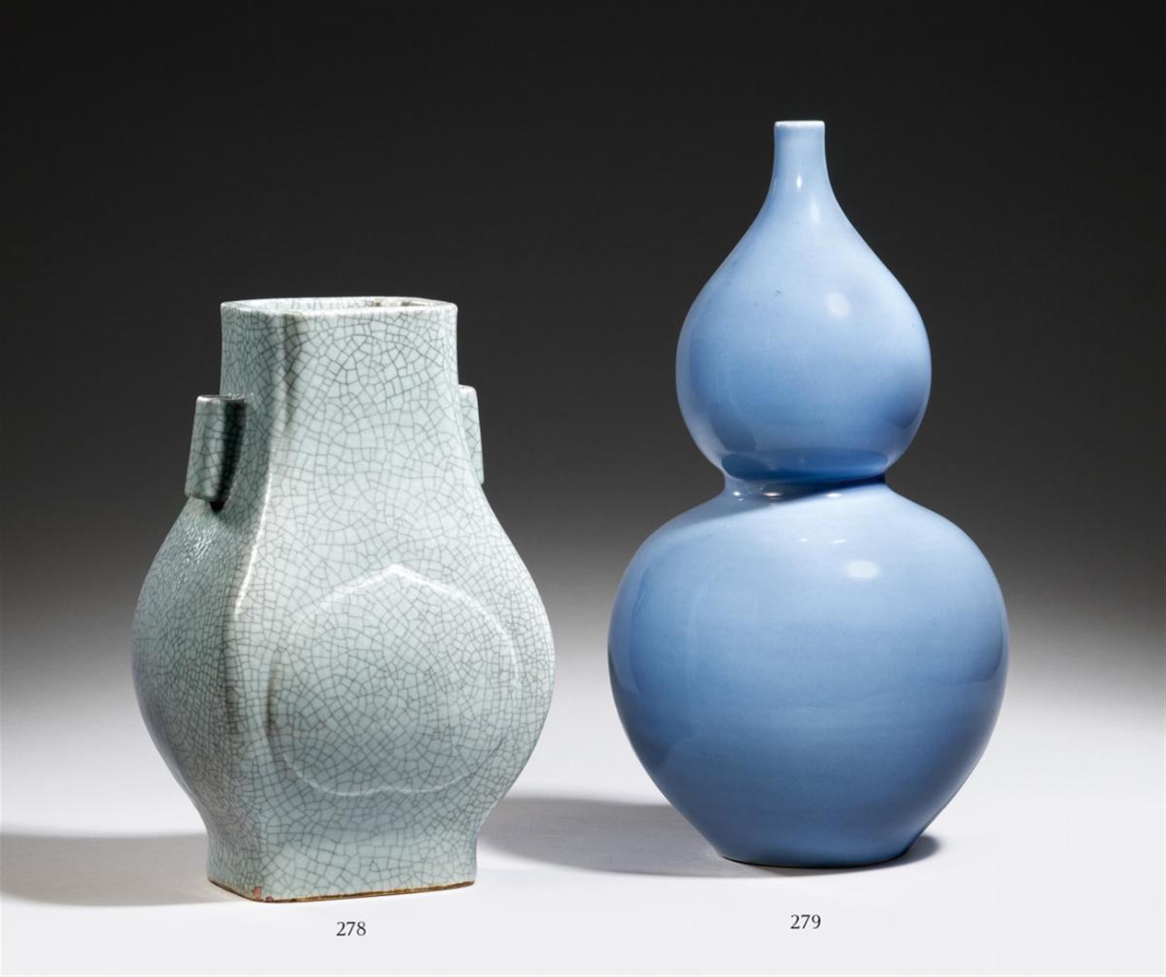Vase von fanghu-Form. 20. Jh. - image-1