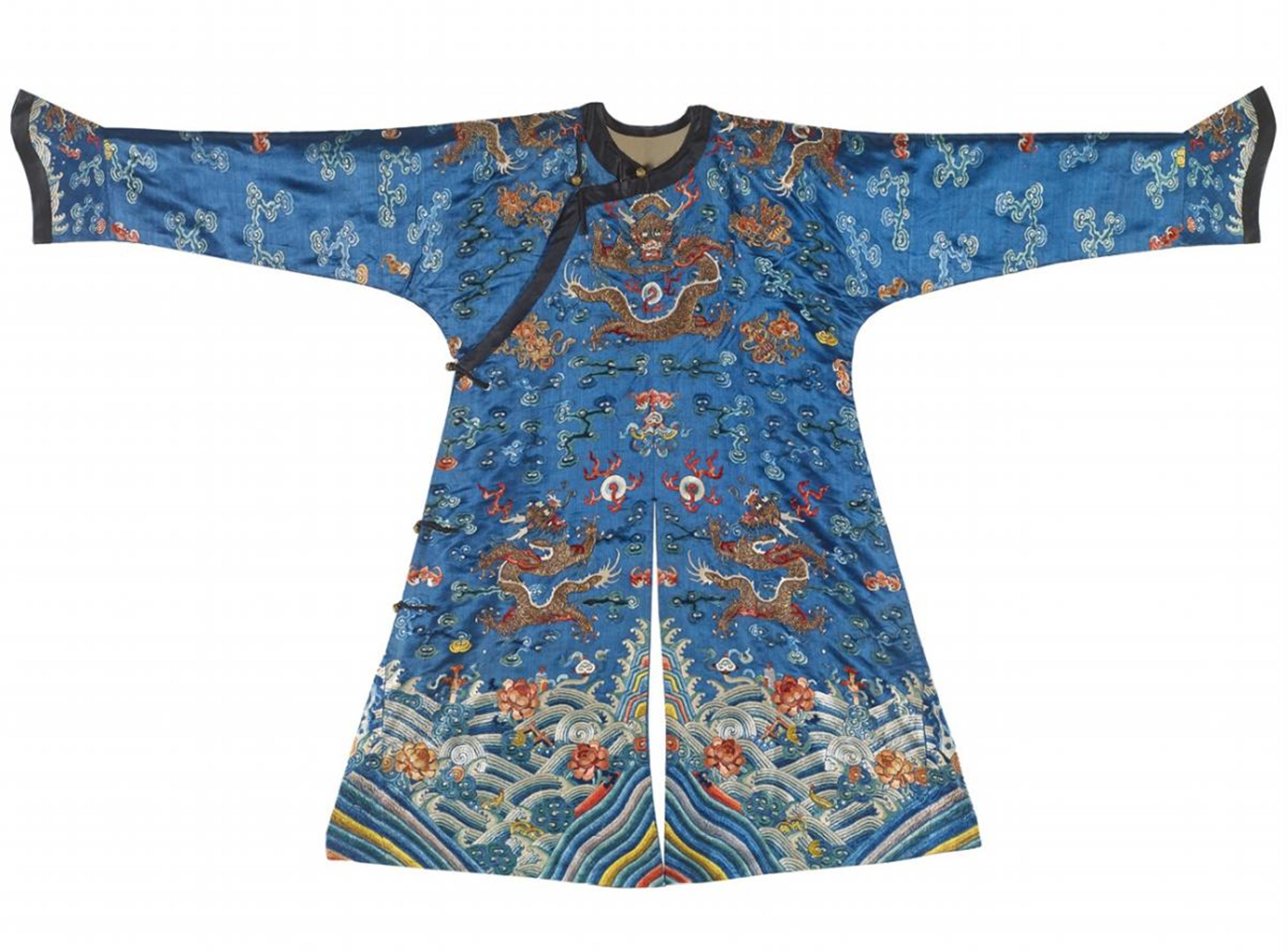 A dragon robe. 19th century - image-1