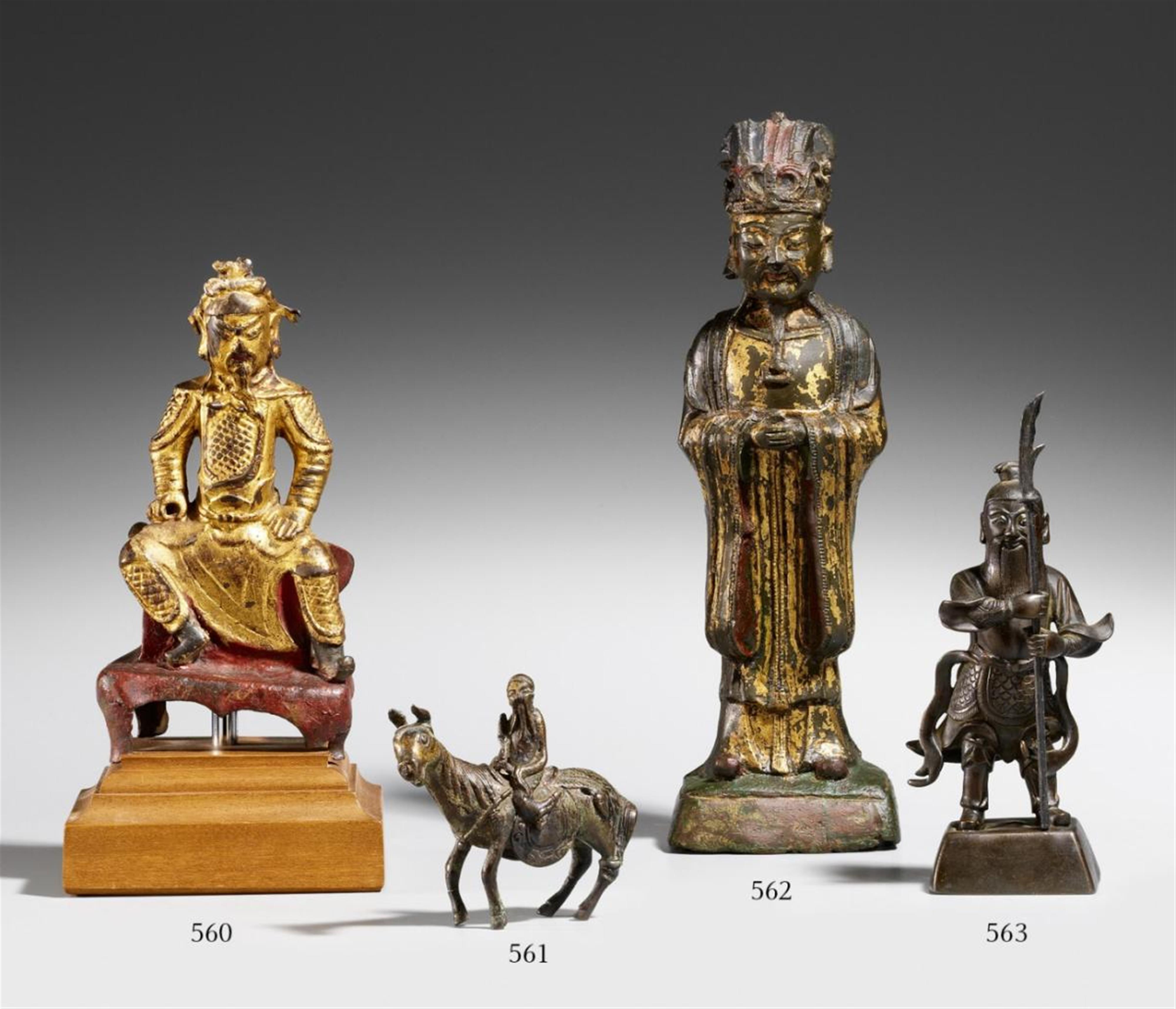 Daoistische Gottheit. Bronze. Ming-Zeit - image-1