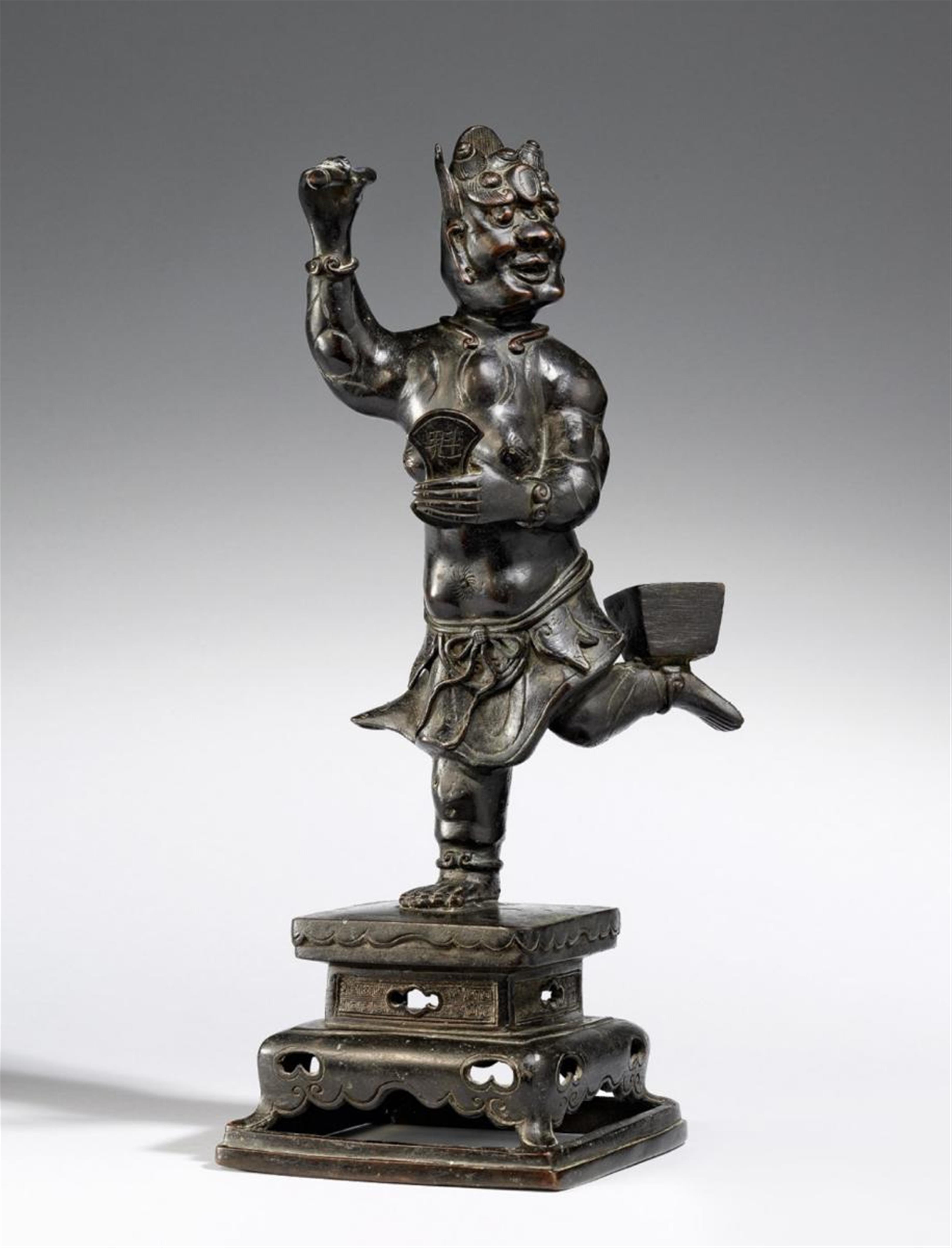 A bronze figure of the god Gui Xing. Qing dynasty - image-1