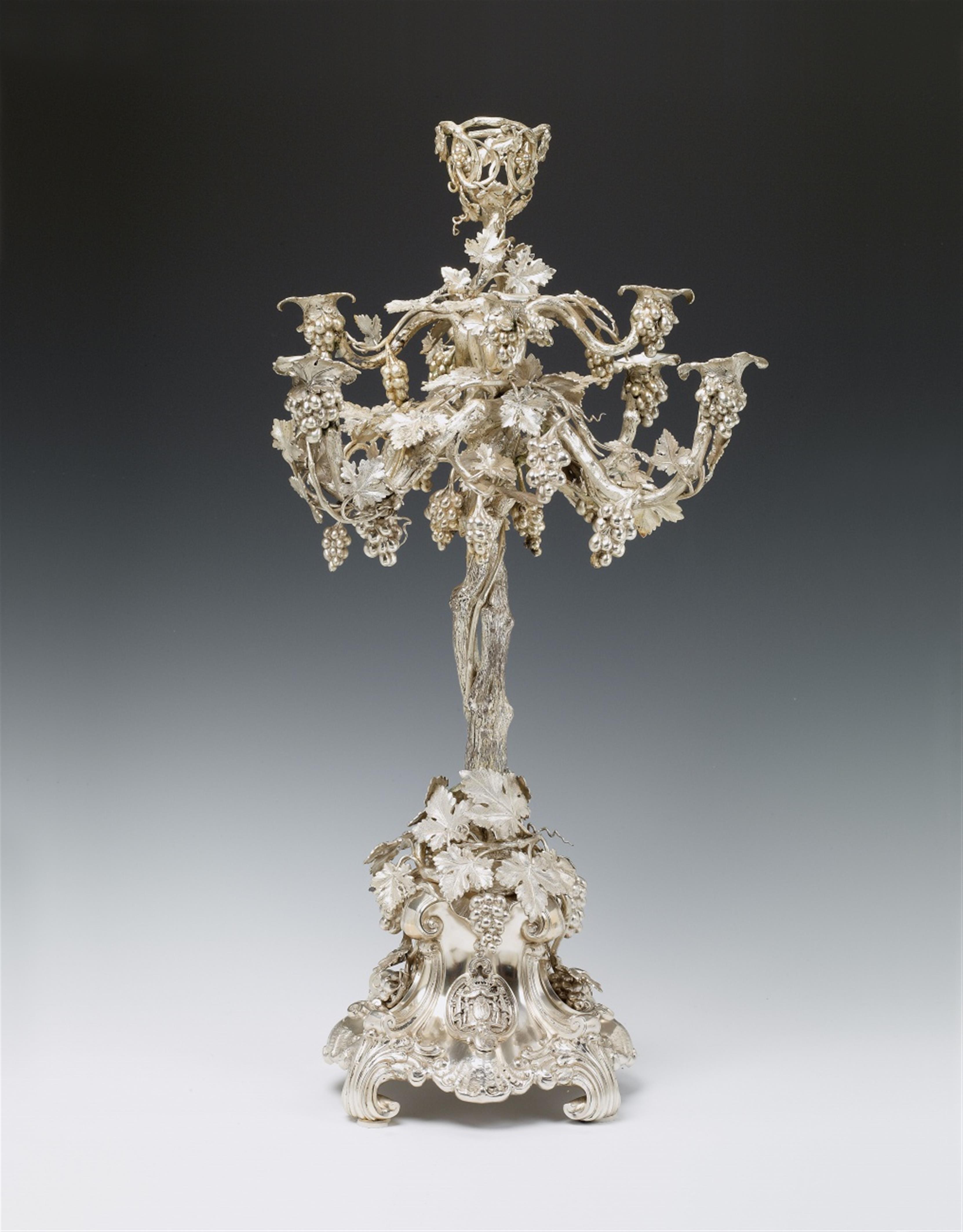 An opulent Berlin silver table centrepiece made for the Dukes of Salm and Beissel von Gymnich. - image-4