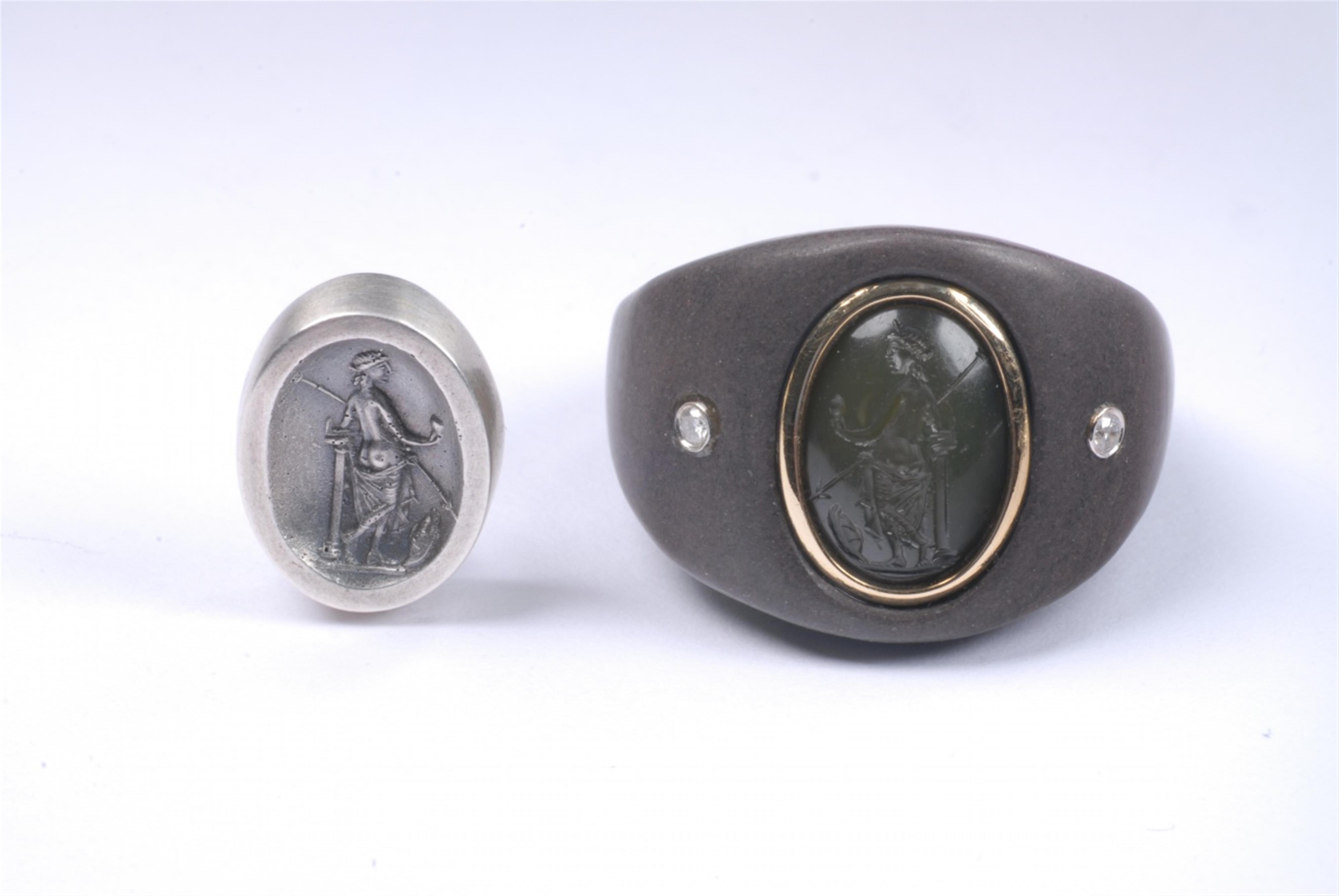 Moderner Ring mit römischer Gemme - image-4