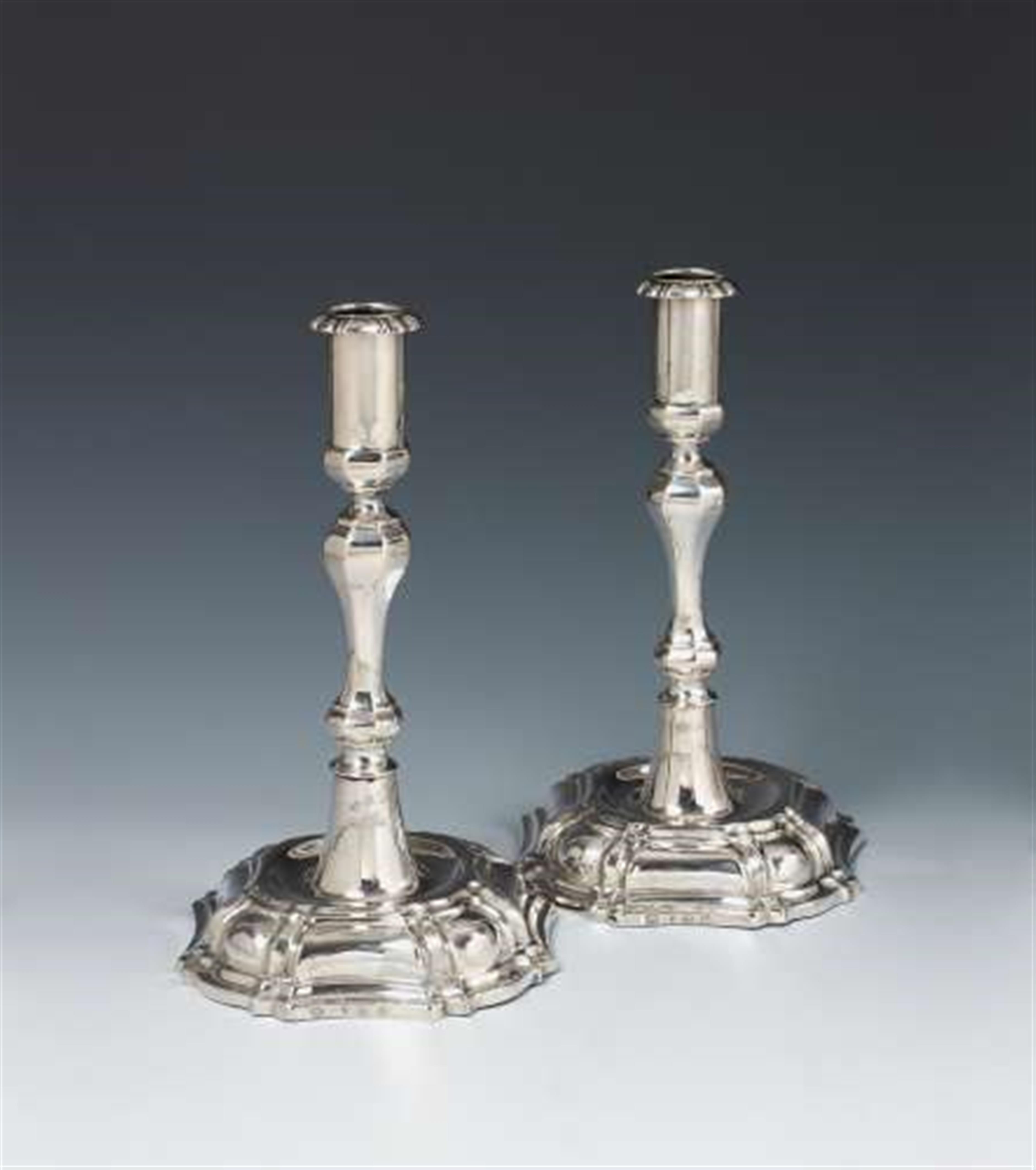 A pair of Düsseldorf silver candlesticks - image-4