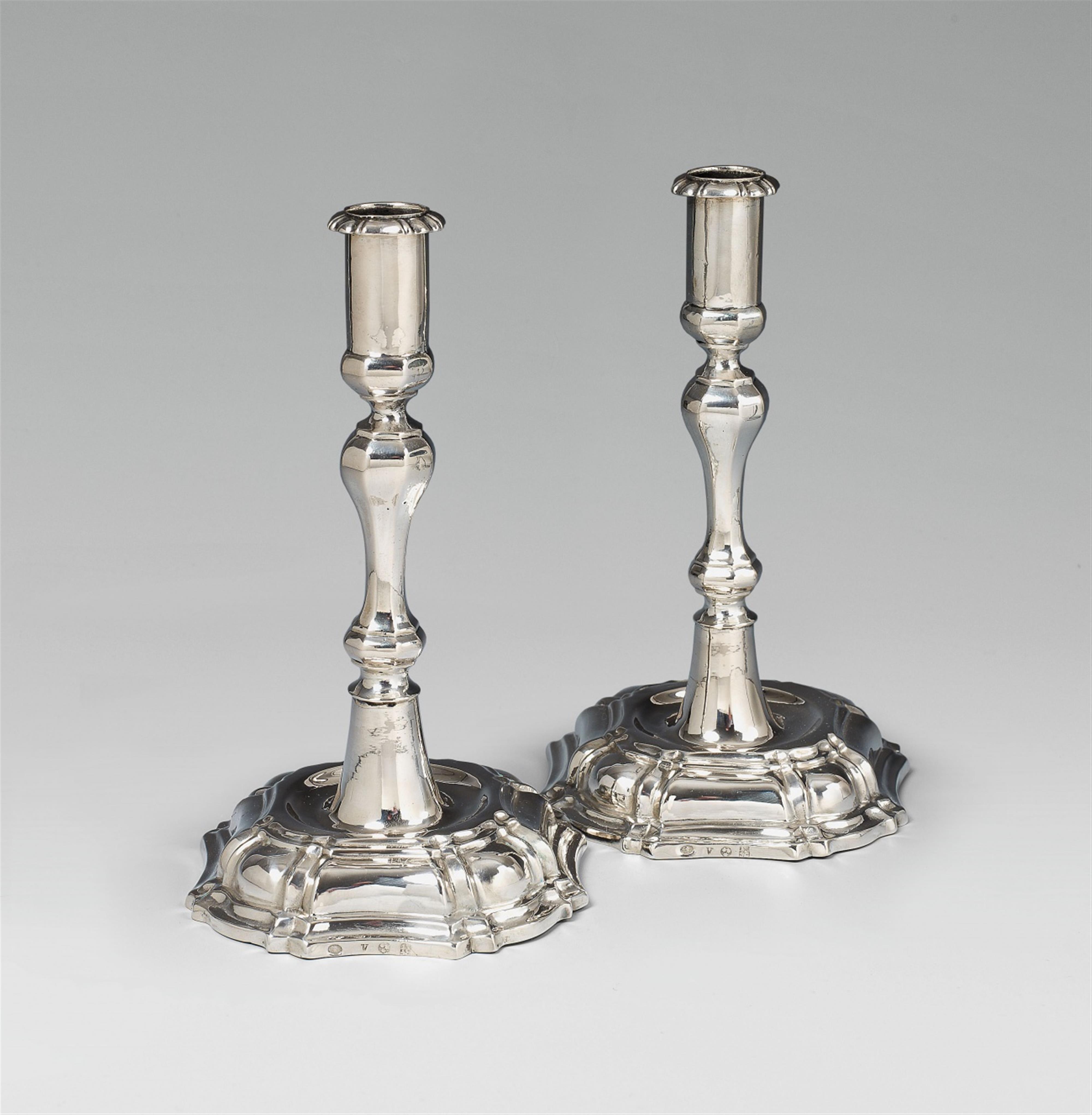 A pair of Düsseldorf silver candlesticks - image-5