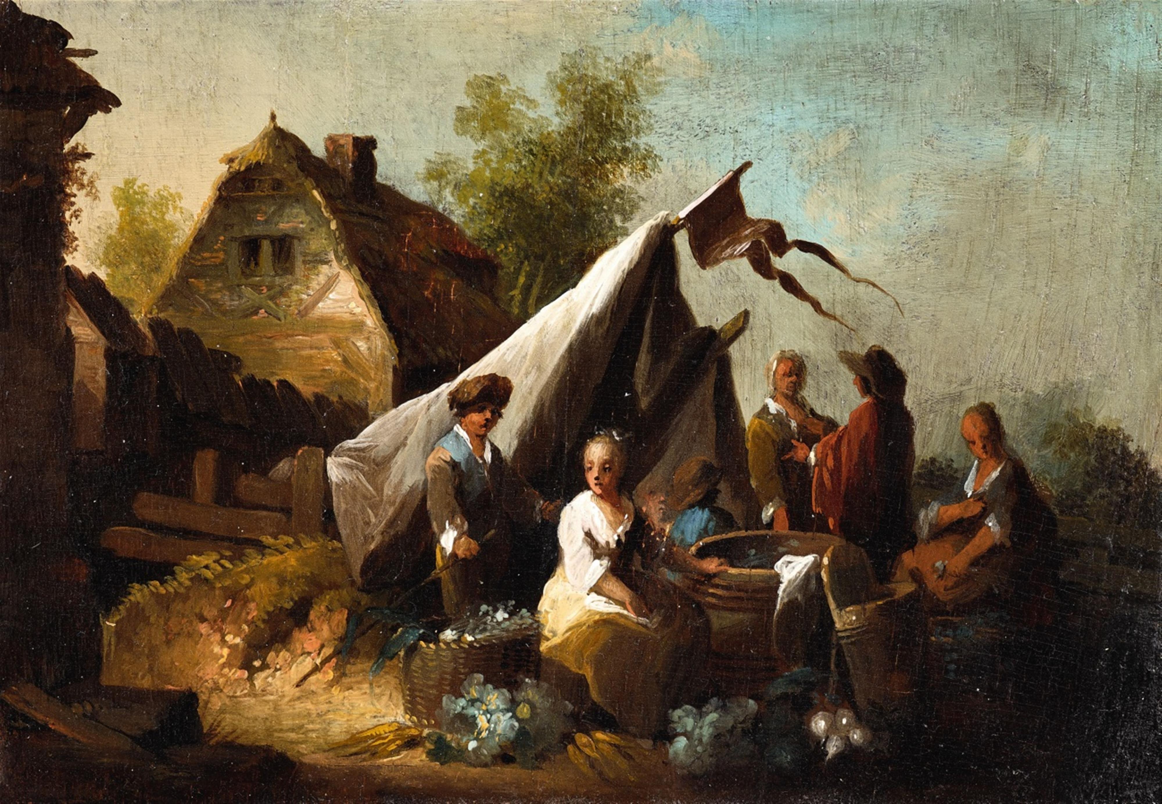 German School 18th century - Two Genre Scenes - image-1