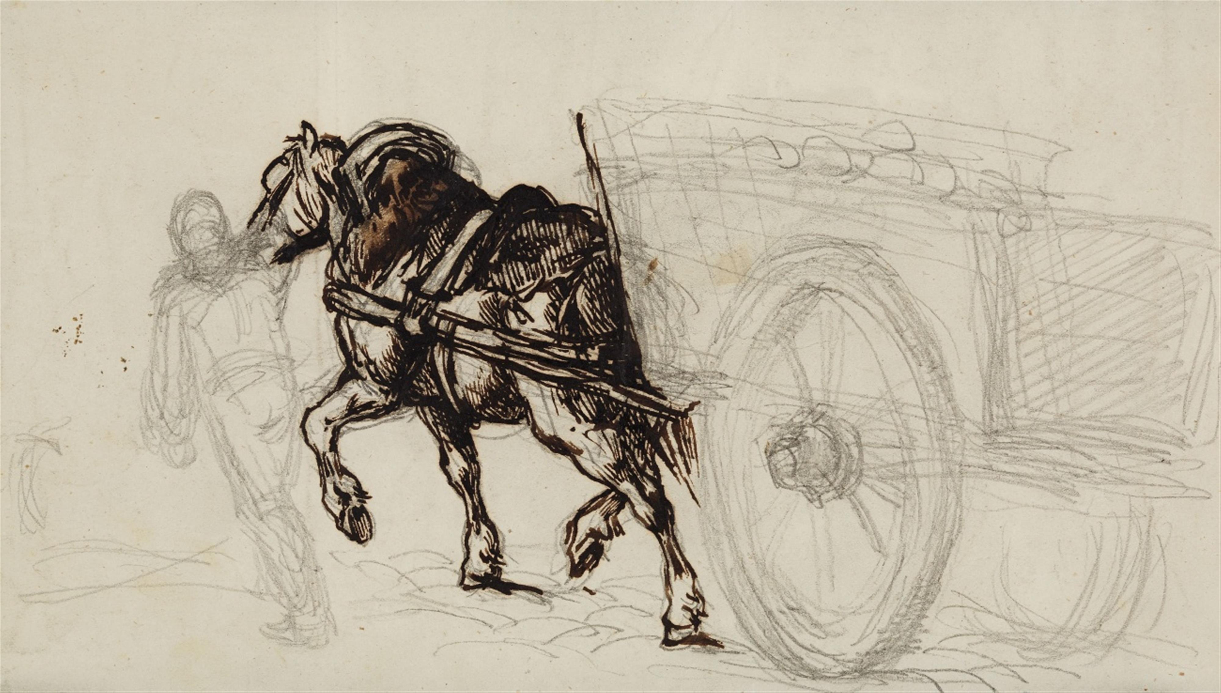 Théodore Géricault - The Coal Wagon - image-1
