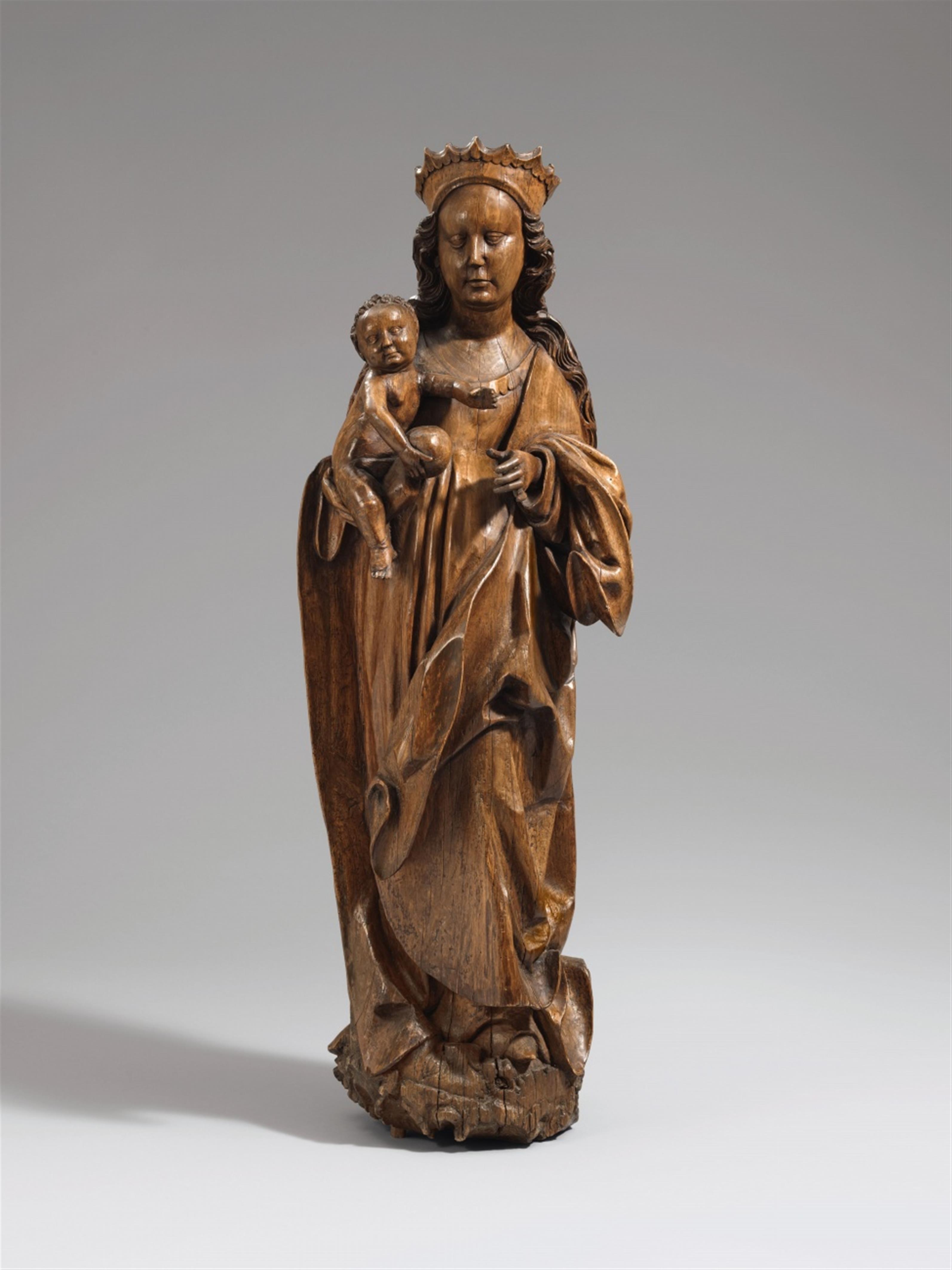 Nuremberg ca. 1515/1520 - A Nuremberg carved limewood figure of the Madonna Immaculata, circa 1515/1520. - image-1