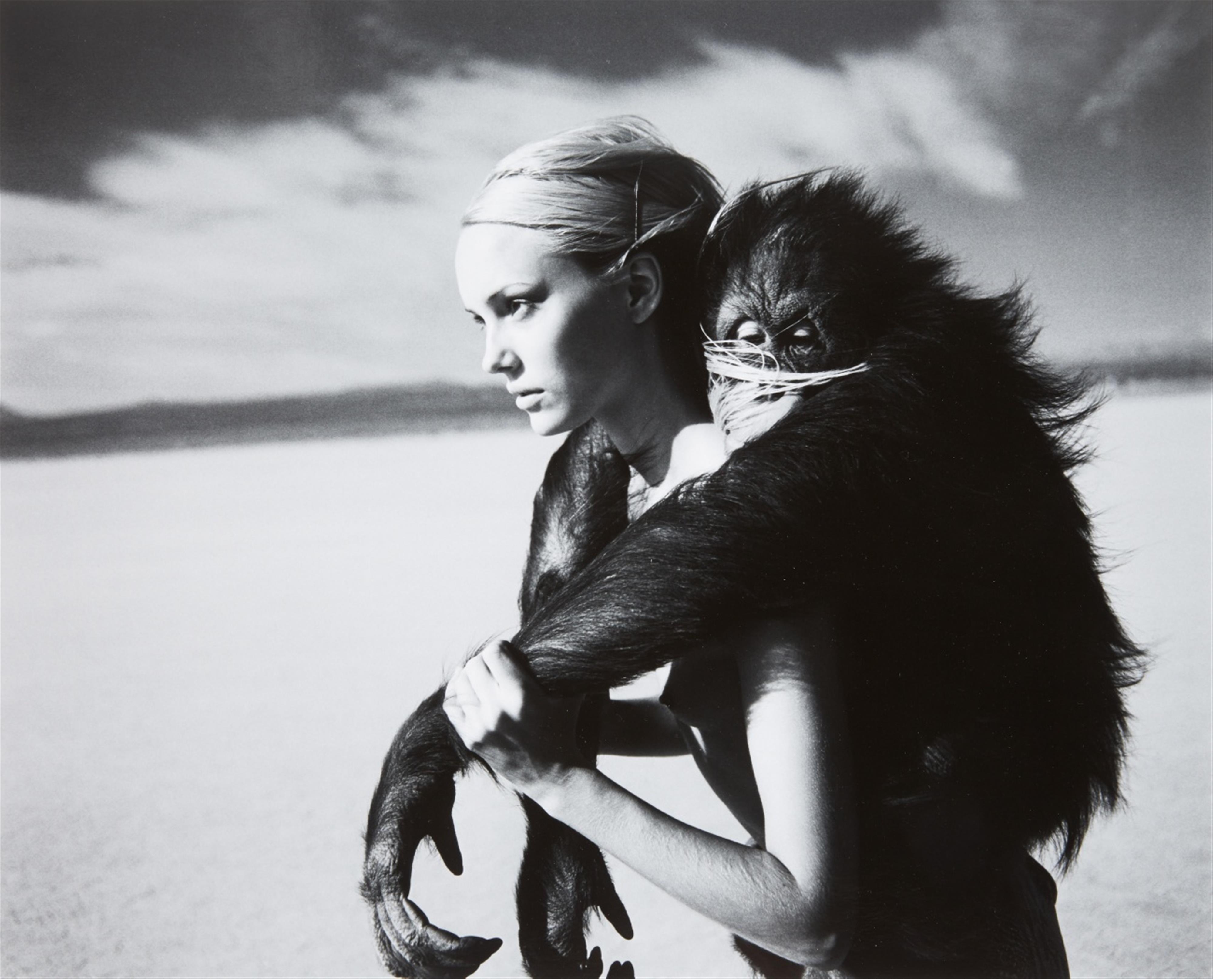 Michel Comte - Beauty and the Beast, L'Uomo Vogue - image-1