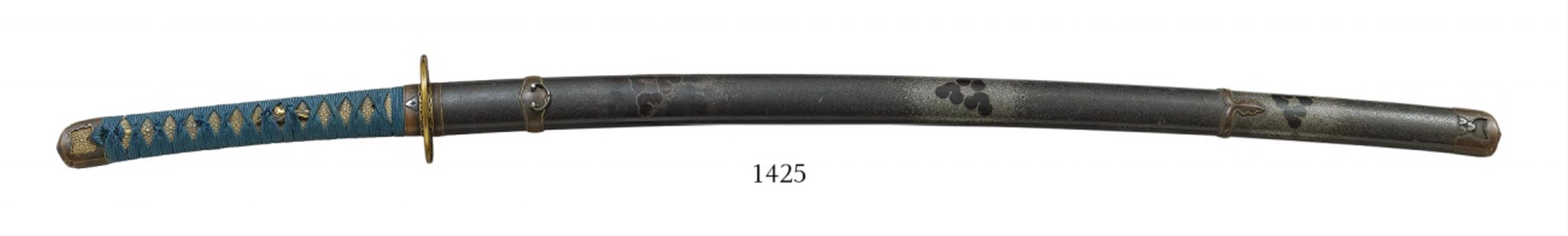 Katana. Wohl 17. Jh.; Handachi-koshirae. 19. Jh. - image-1