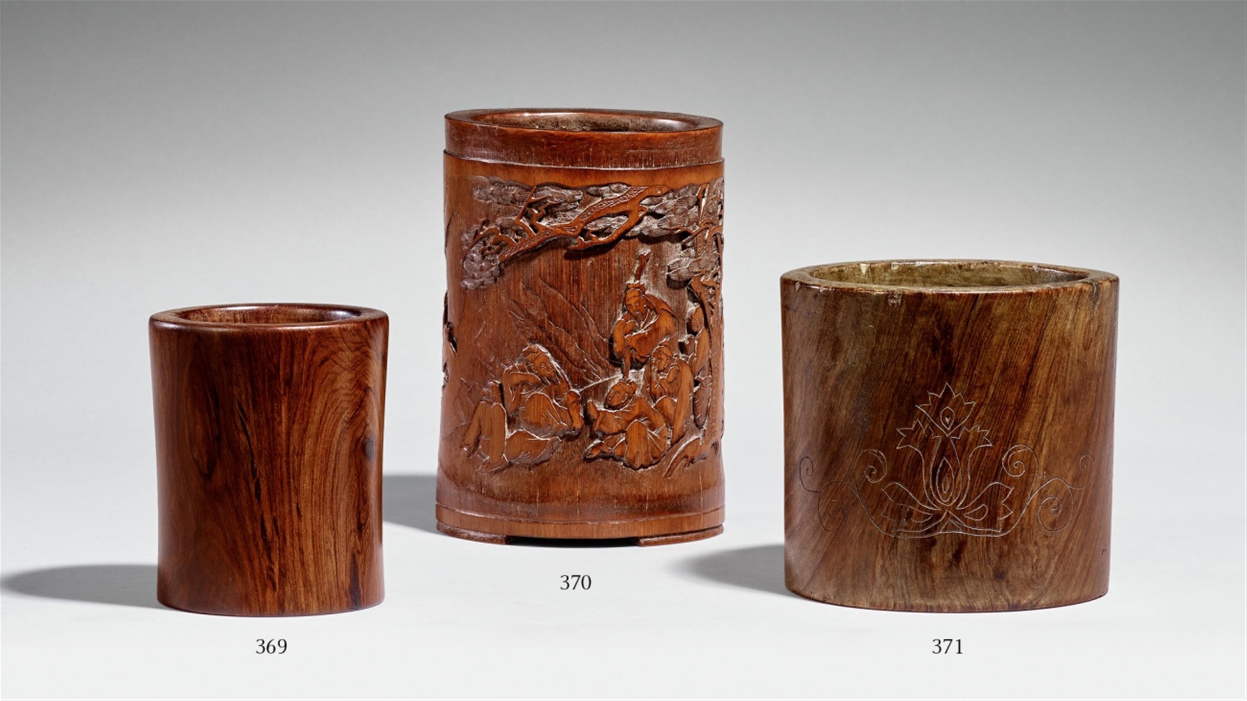 A bamboo brush pot - image-1