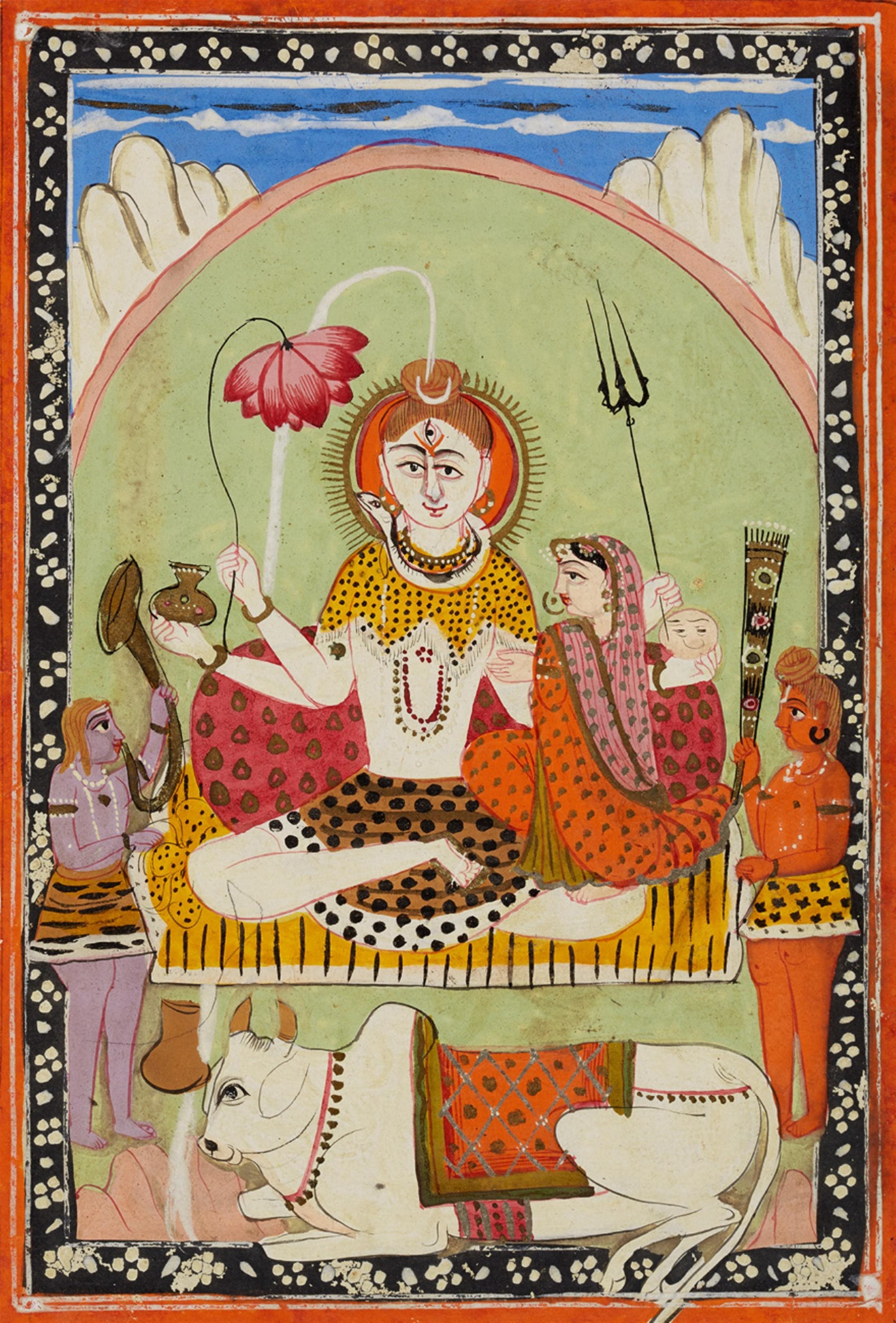 Zwölf kleine Malereien. Nordwest-Indien, Kaschmir. 19. Jh. - image-1