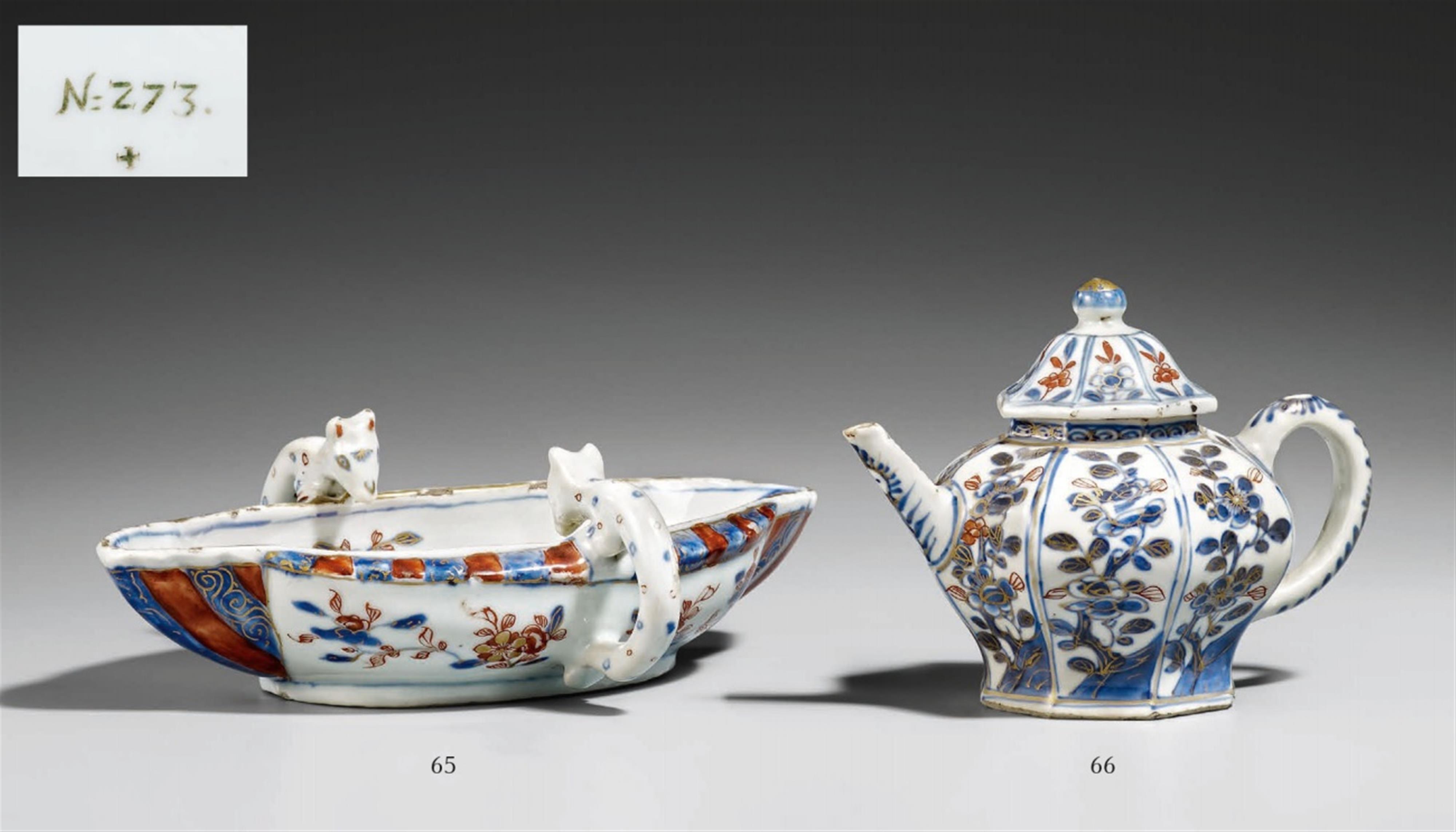 Chinesische Imari-Saucière. Kangxi-Periode (1662–1722) - image-1