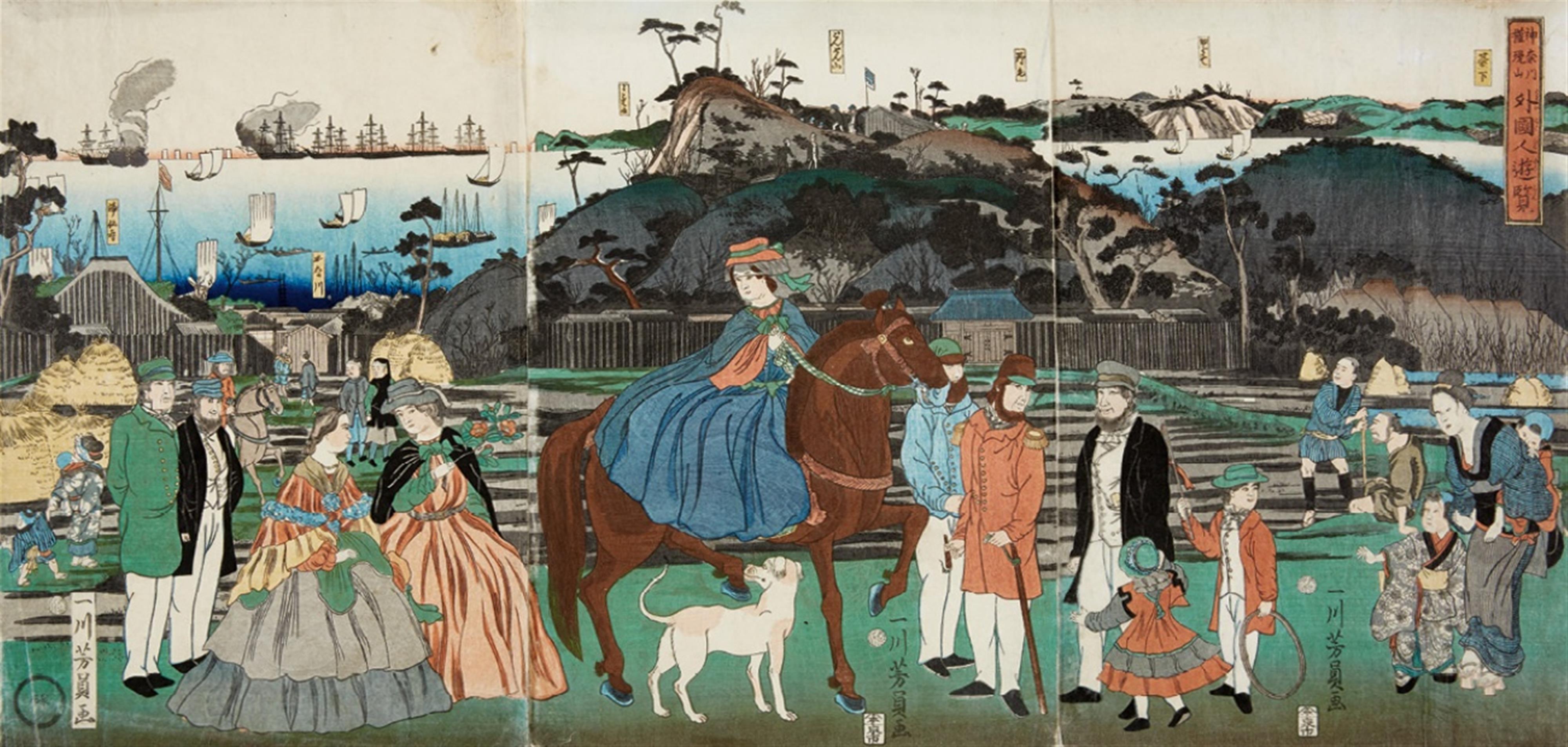 Utagawa Yoshitora (act. around 1836-1887) and Utagawa Yoshikazu (act. 1848-1870) - image-1