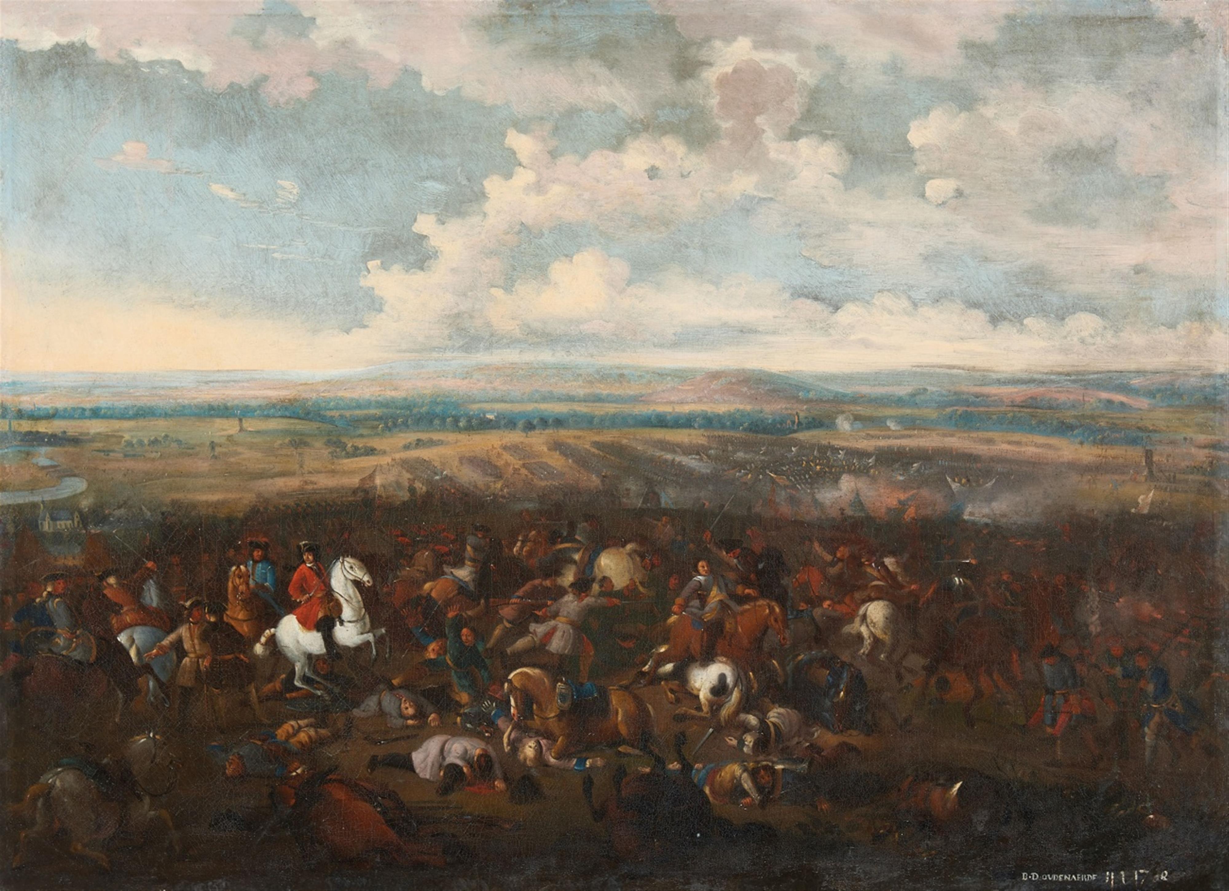 Flemish School 1st half 18th century - The Battle of Oudenaarde - image-1