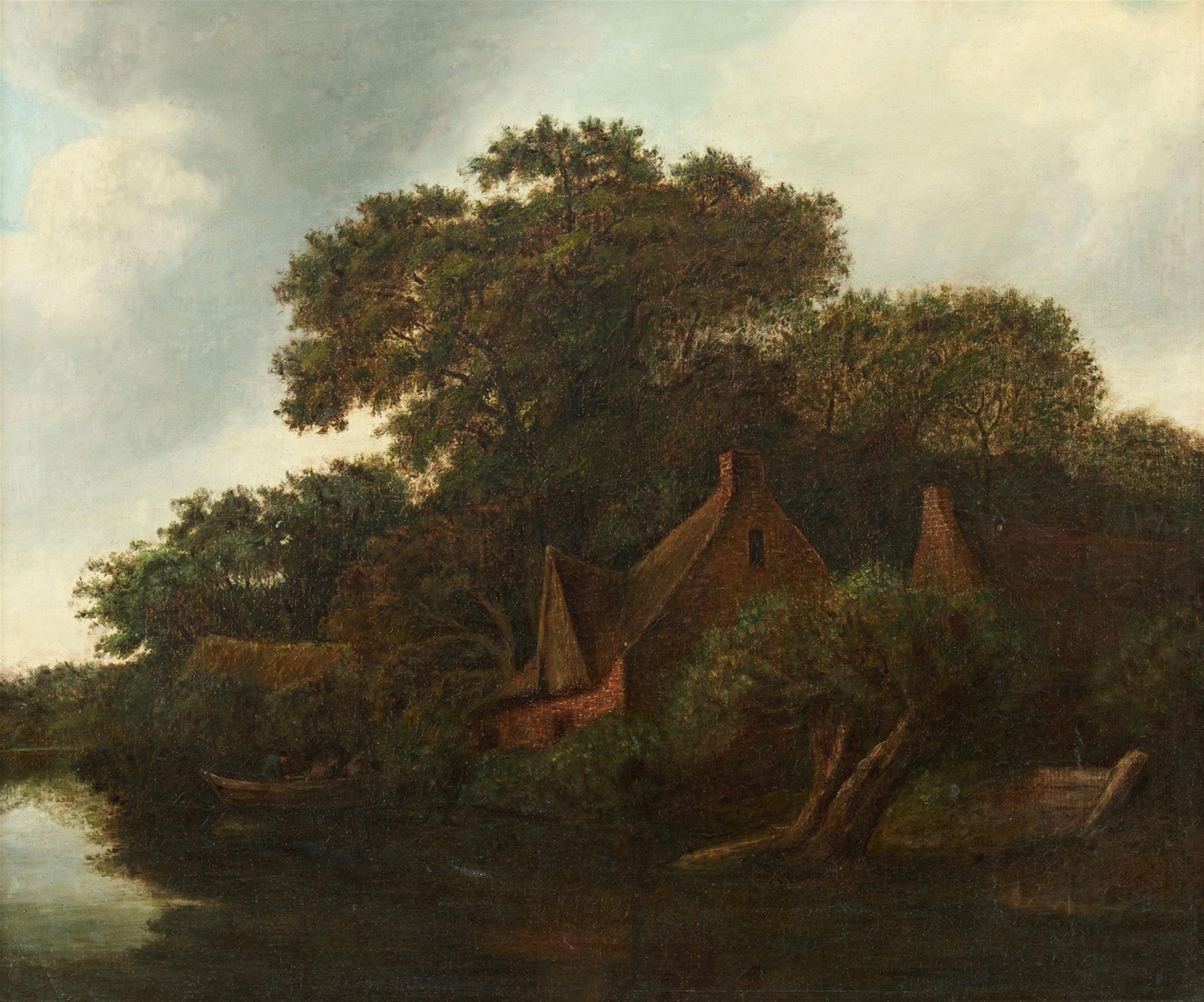 Netherlandish School 18th/19th century - Netherlandish River Landscape - image-1