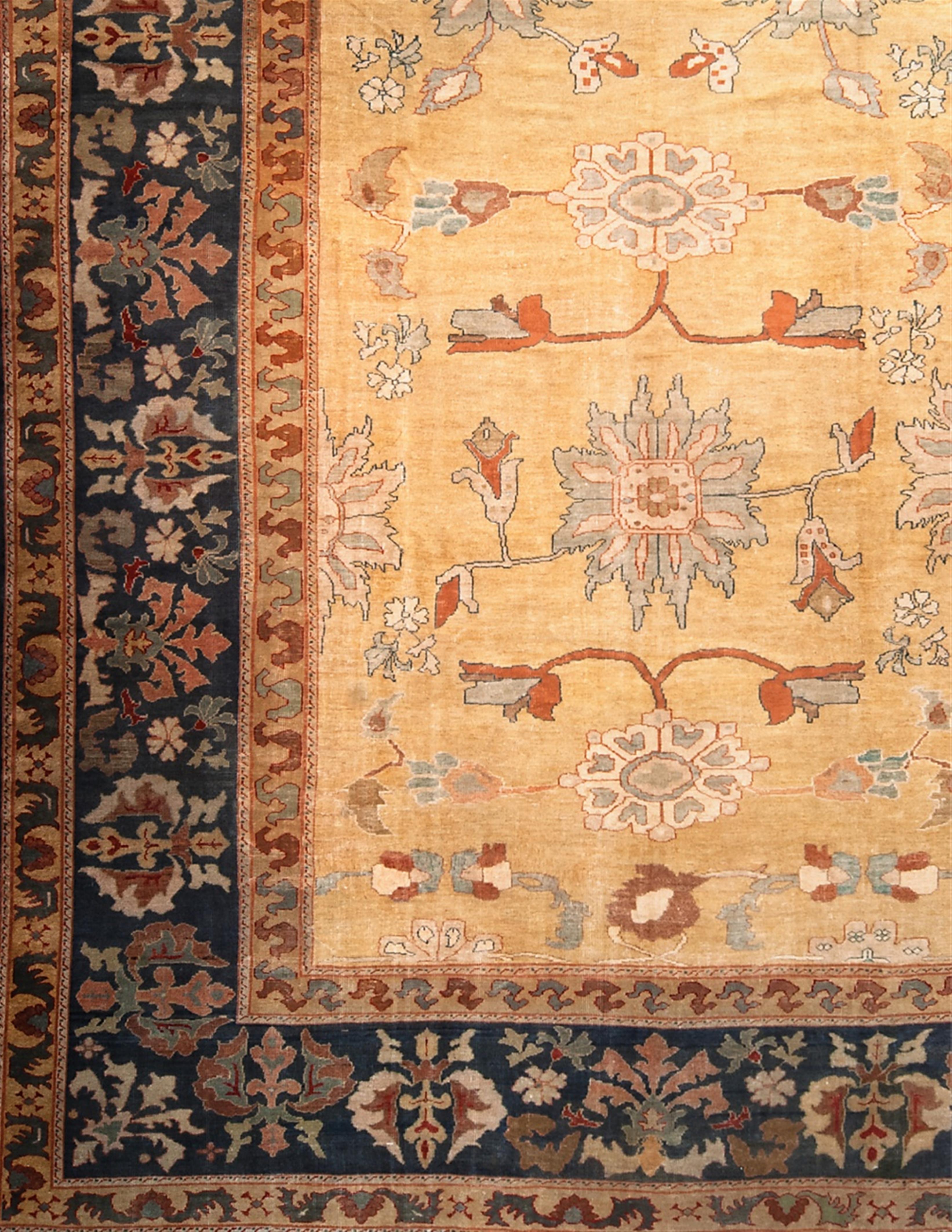 An Iranian woolen ziegler mahal carpet. - image-2