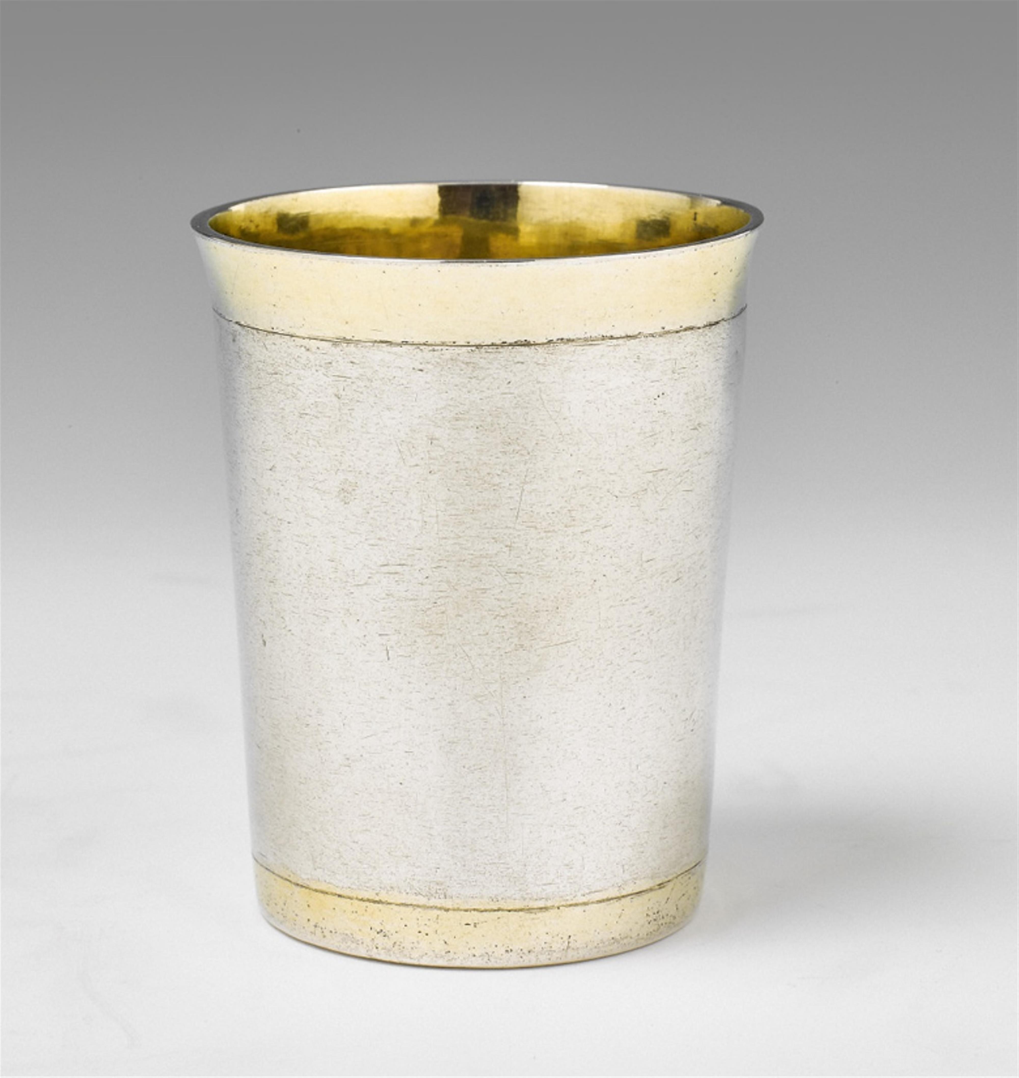 A Cologne partially gilt silver beaker - image-1