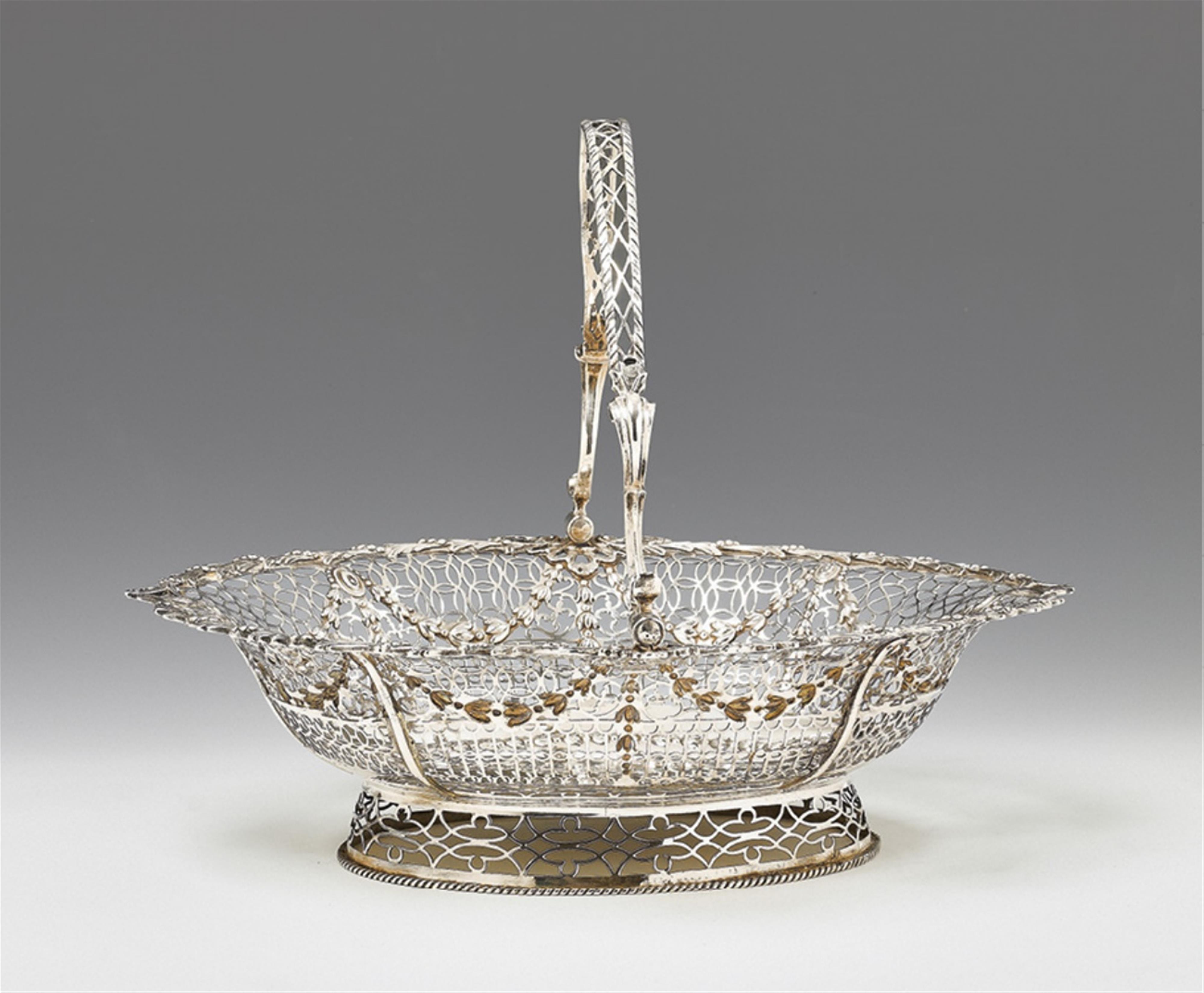 A George III London silver cake dish - image-1