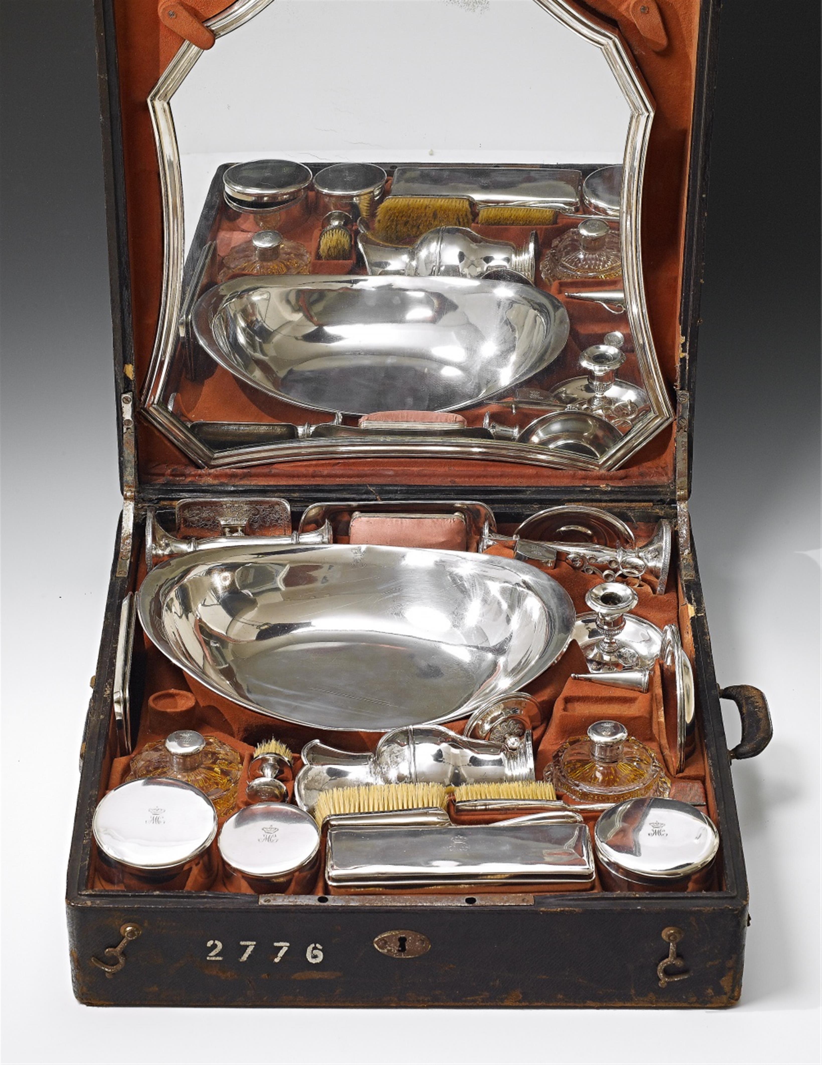 A Vienna silver toilette set belonging to the Princess von Bourbon-Parma - image-1