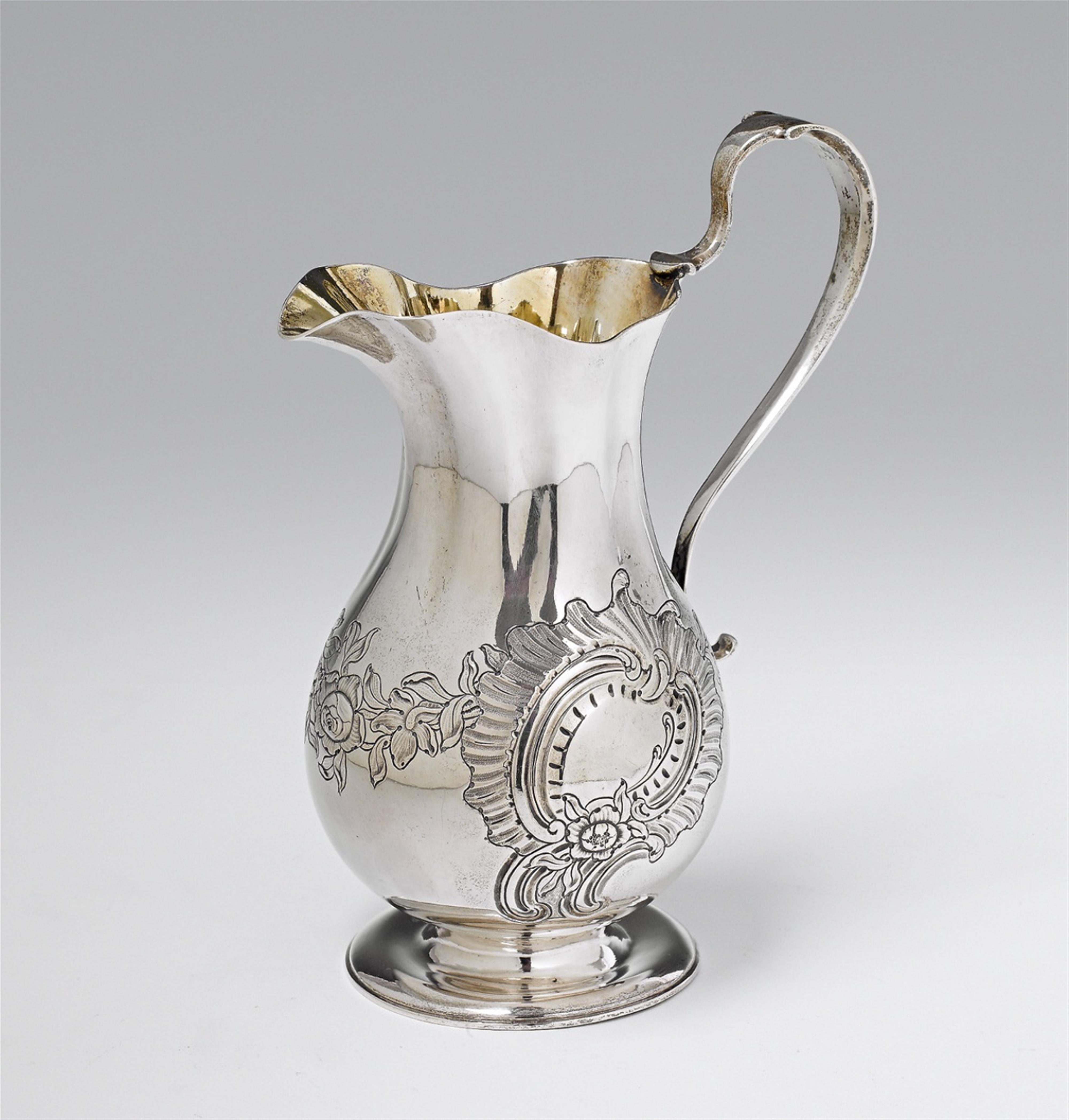 A Biel interior gilt silver cream pitcher - image-1