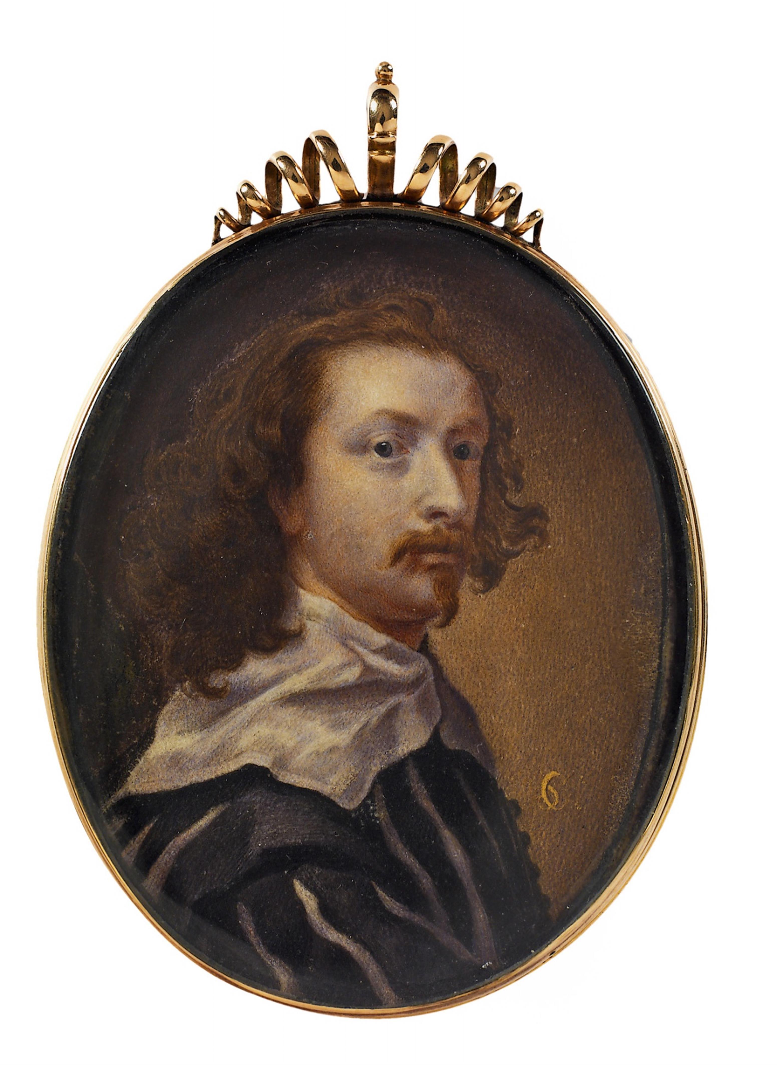 A portrait miniature of Anthonys van Dyck. - image-1