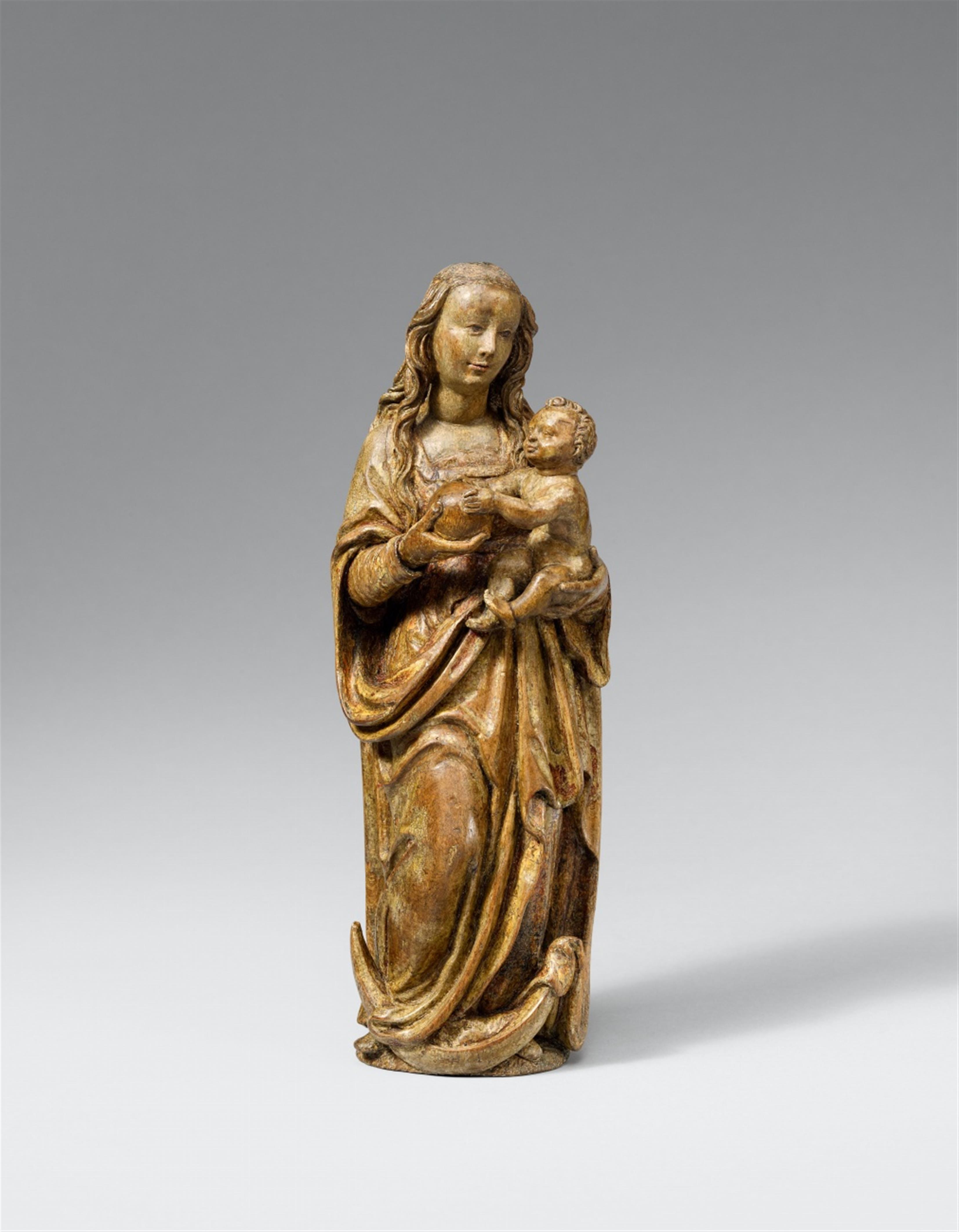 South German ca. 1610/1620 - A South German carved limewood figure of the Virgin Immaculata. - image-1