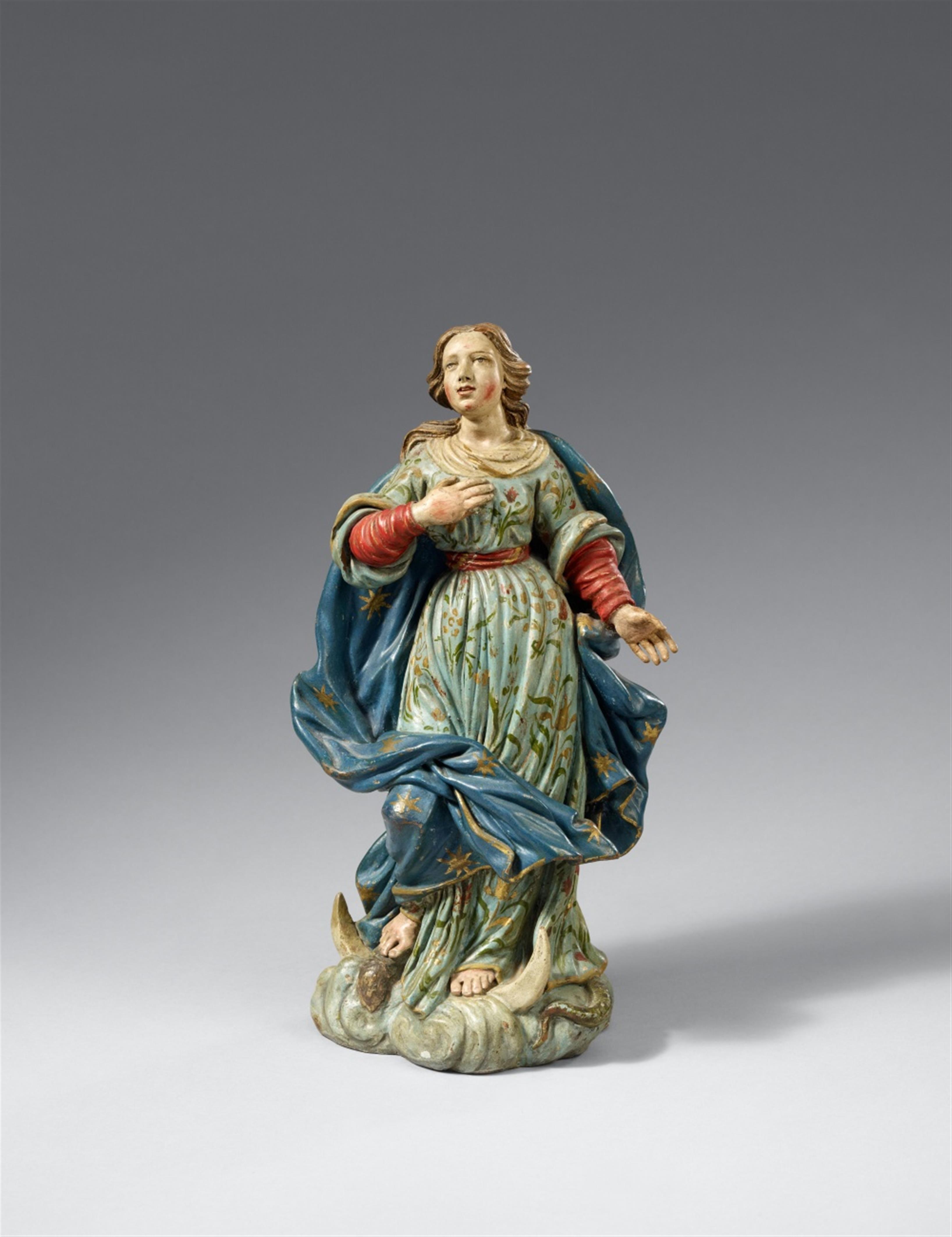 Italy 18th century - An 18th century Italian terracotta figure of the Virgin Immaculata - image-1