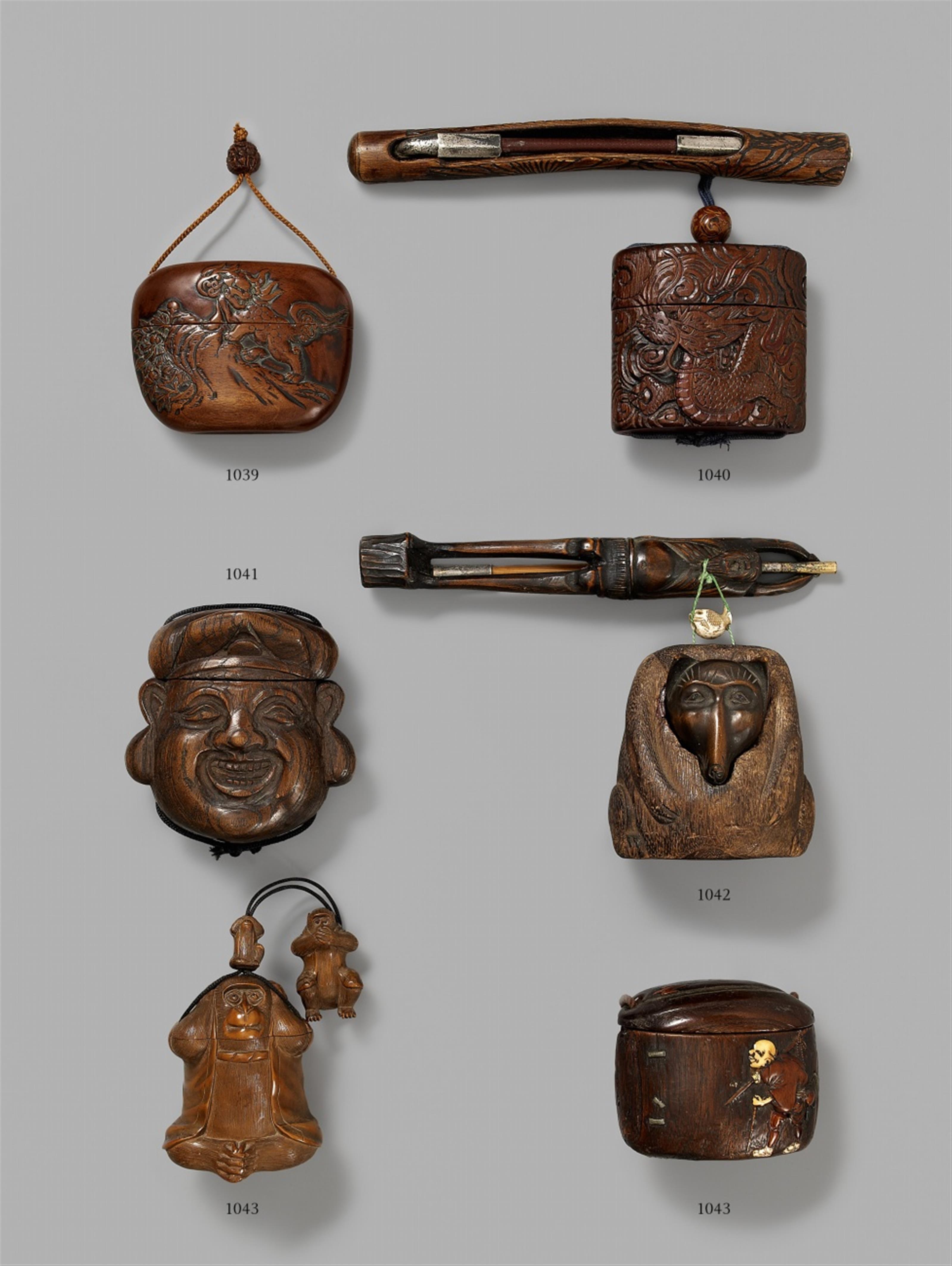 A wood smoking set. Late 19th century - image-1