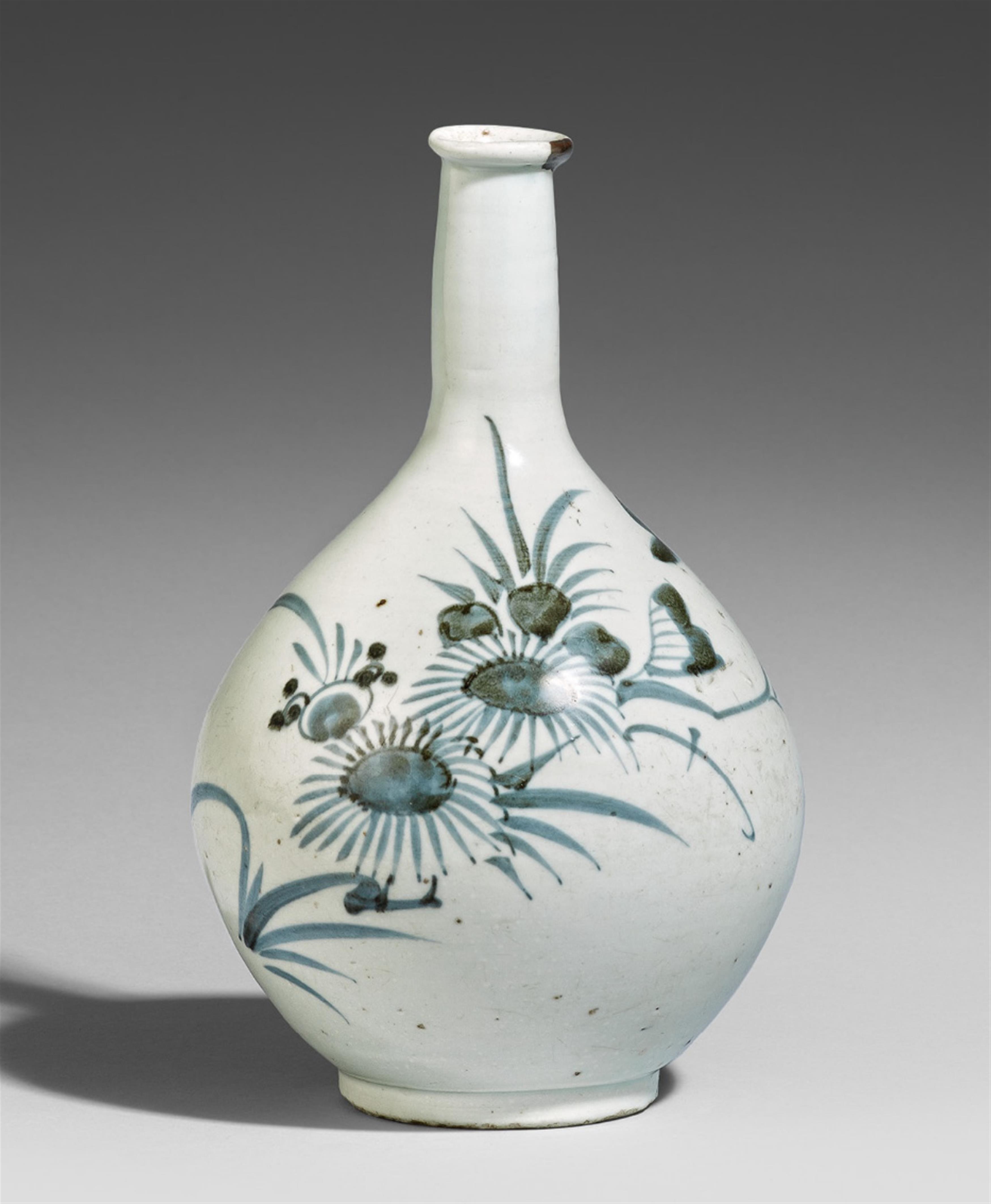 Langhalsflasche (tokkuri). Arita. Frühe Edo-Zeit - image-1