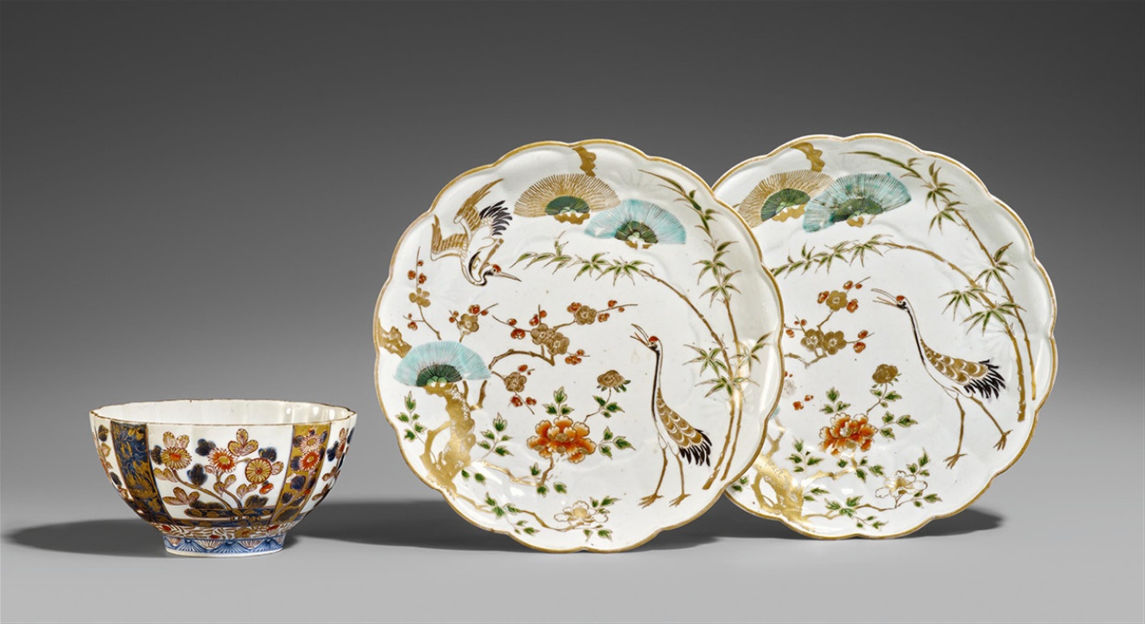 Three Imari pieces. 18th/19th century - image-1