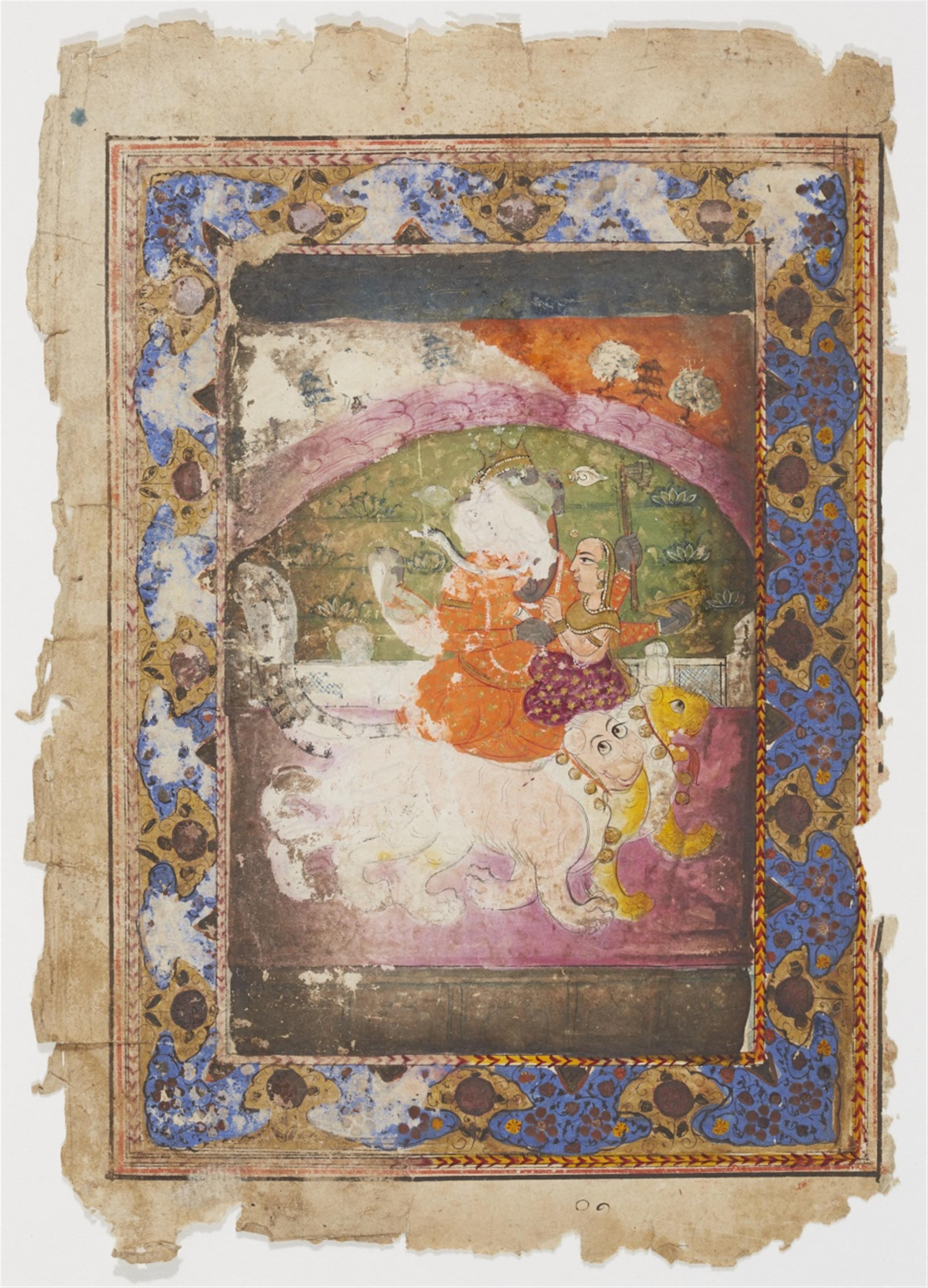 A group of twenty Kashmiri manuscript pages. 19th century - image-2