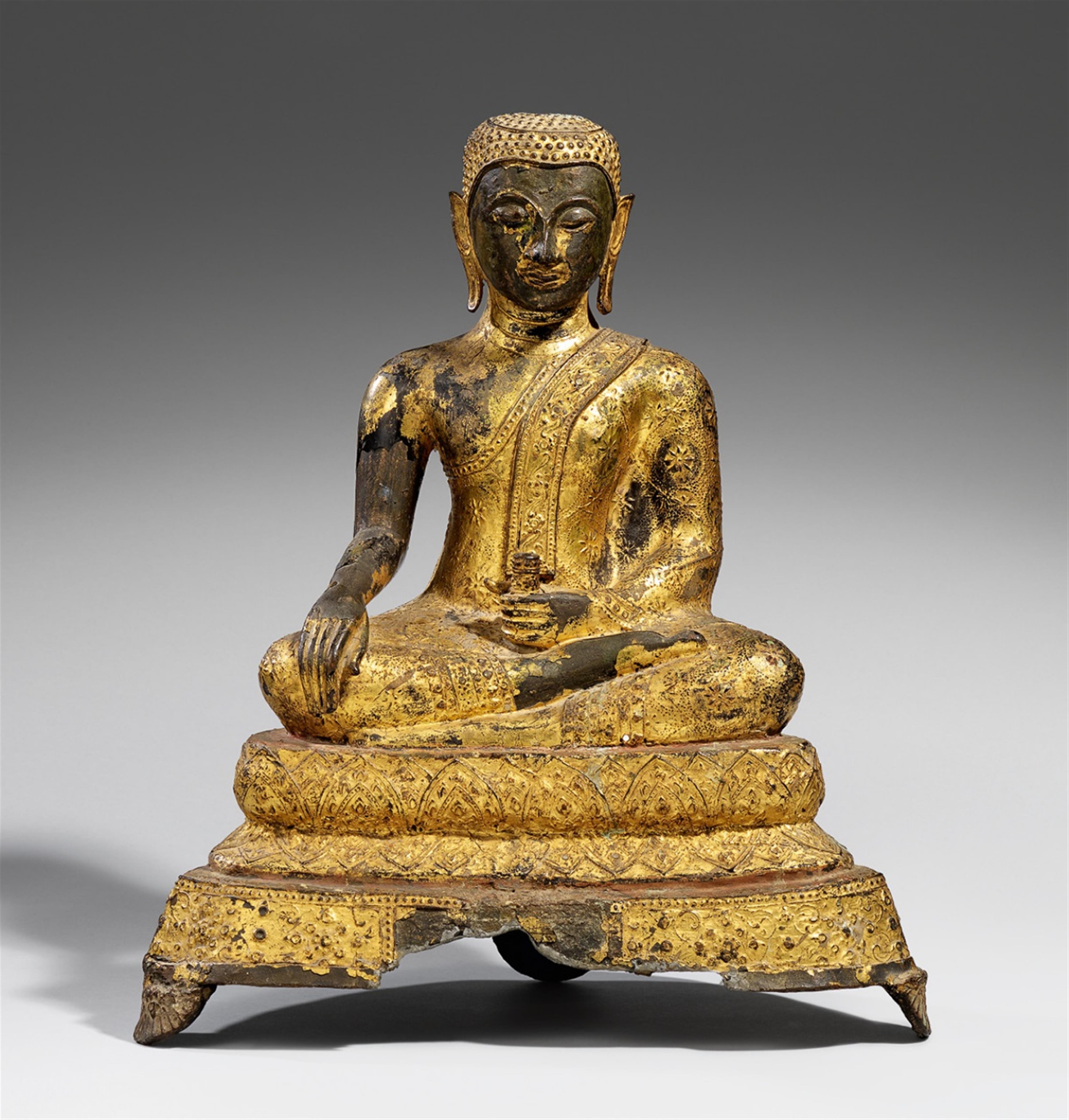 Pra Malay. Bronze. Thailand. Ratanakosin. 19. Jh. - image-1