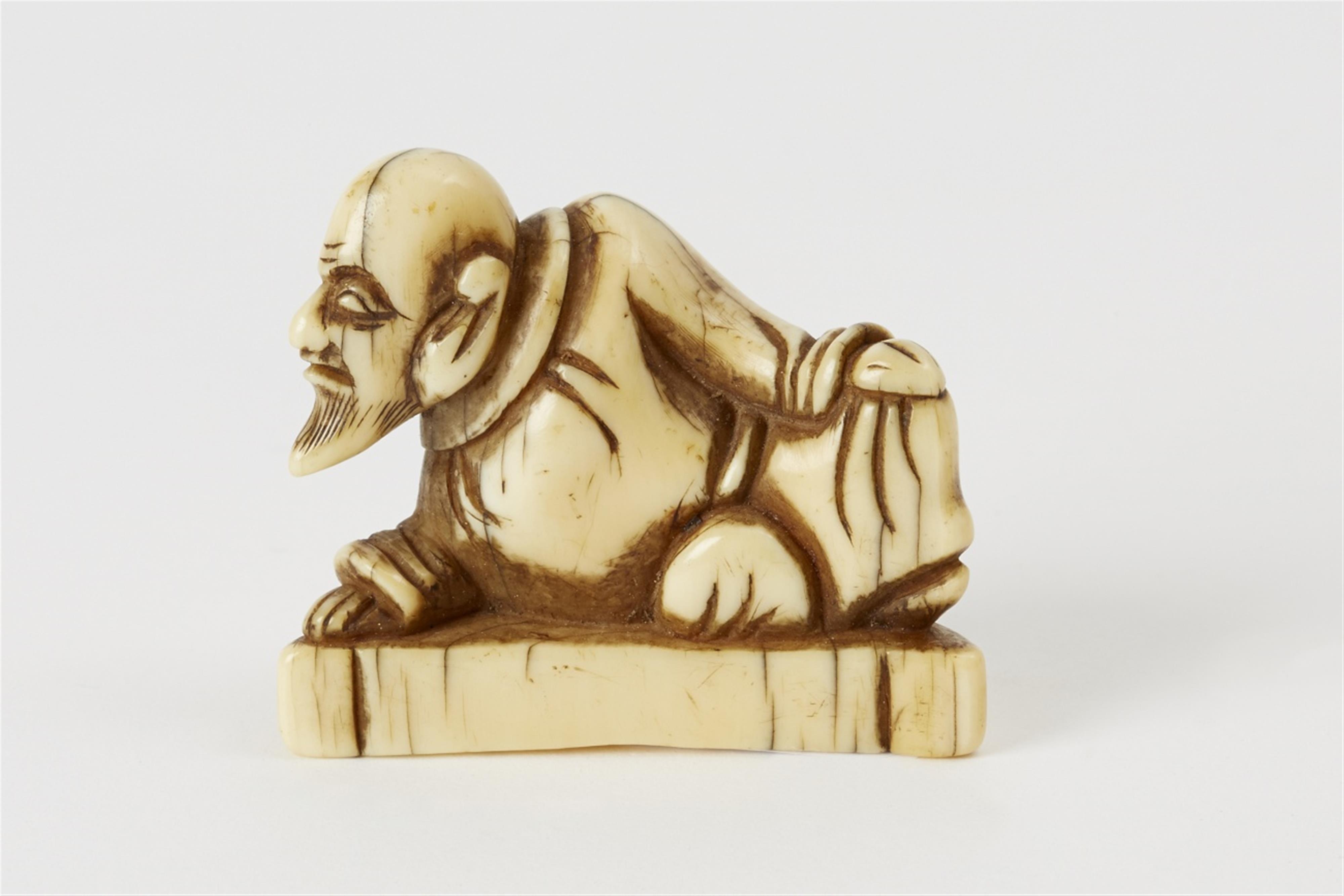 Zwei Elfenbein-netsuke. 18./frühes 19. Jh. - image-2