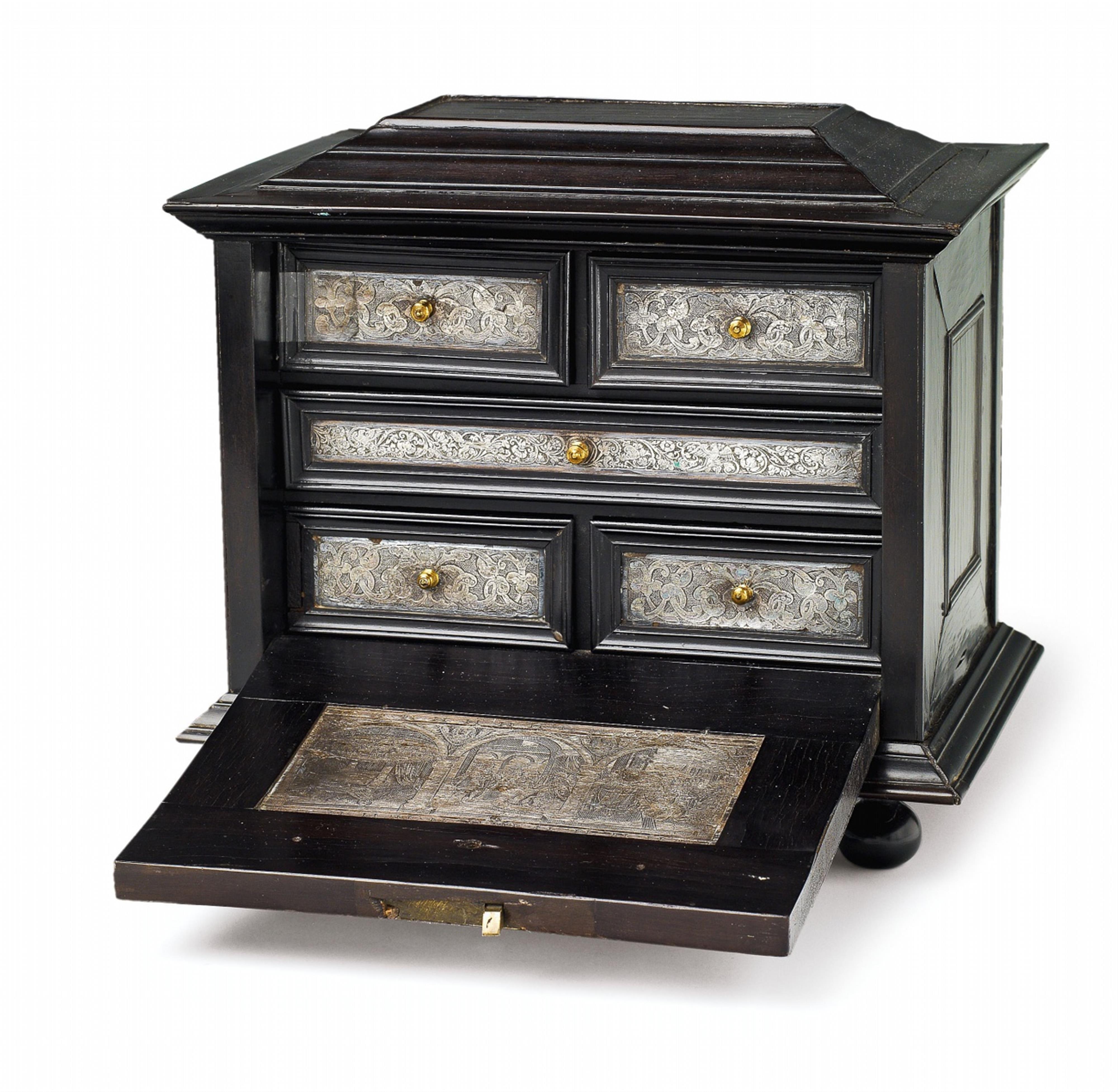 A small Antwerp ebony cabinet - image-2