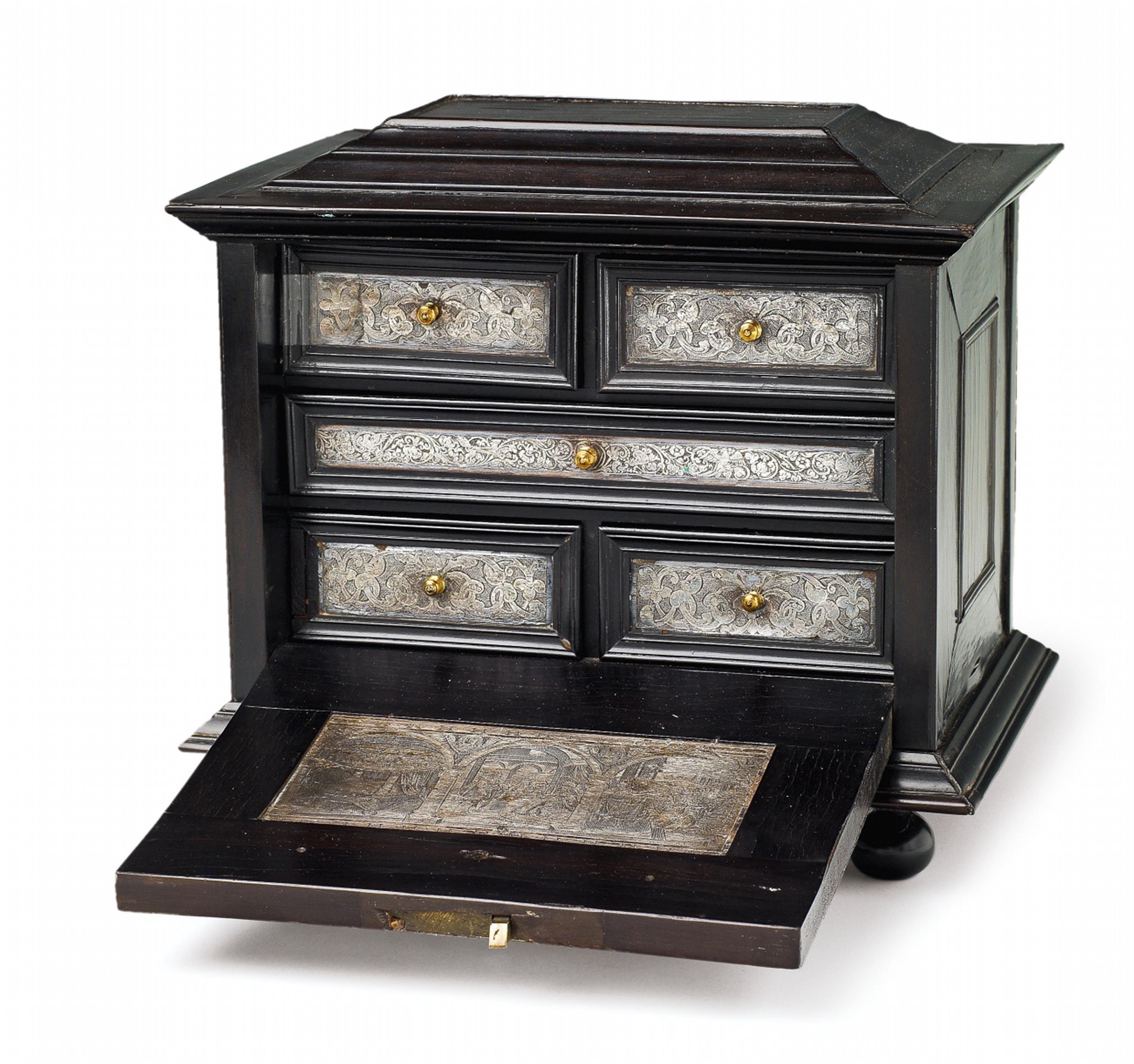 A small Antwerp ebony cabinet - image-1